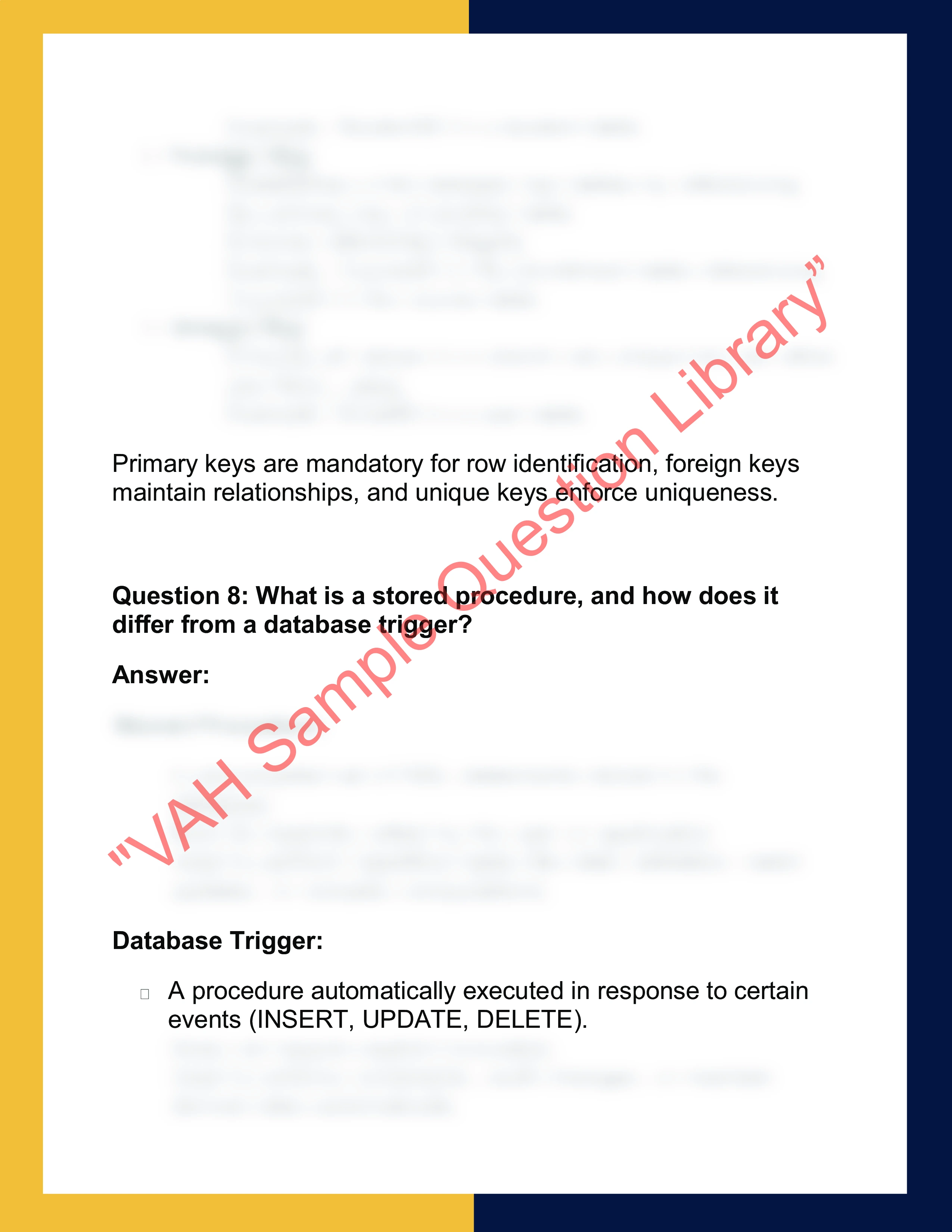 MCA303 – Database Management Systems 6