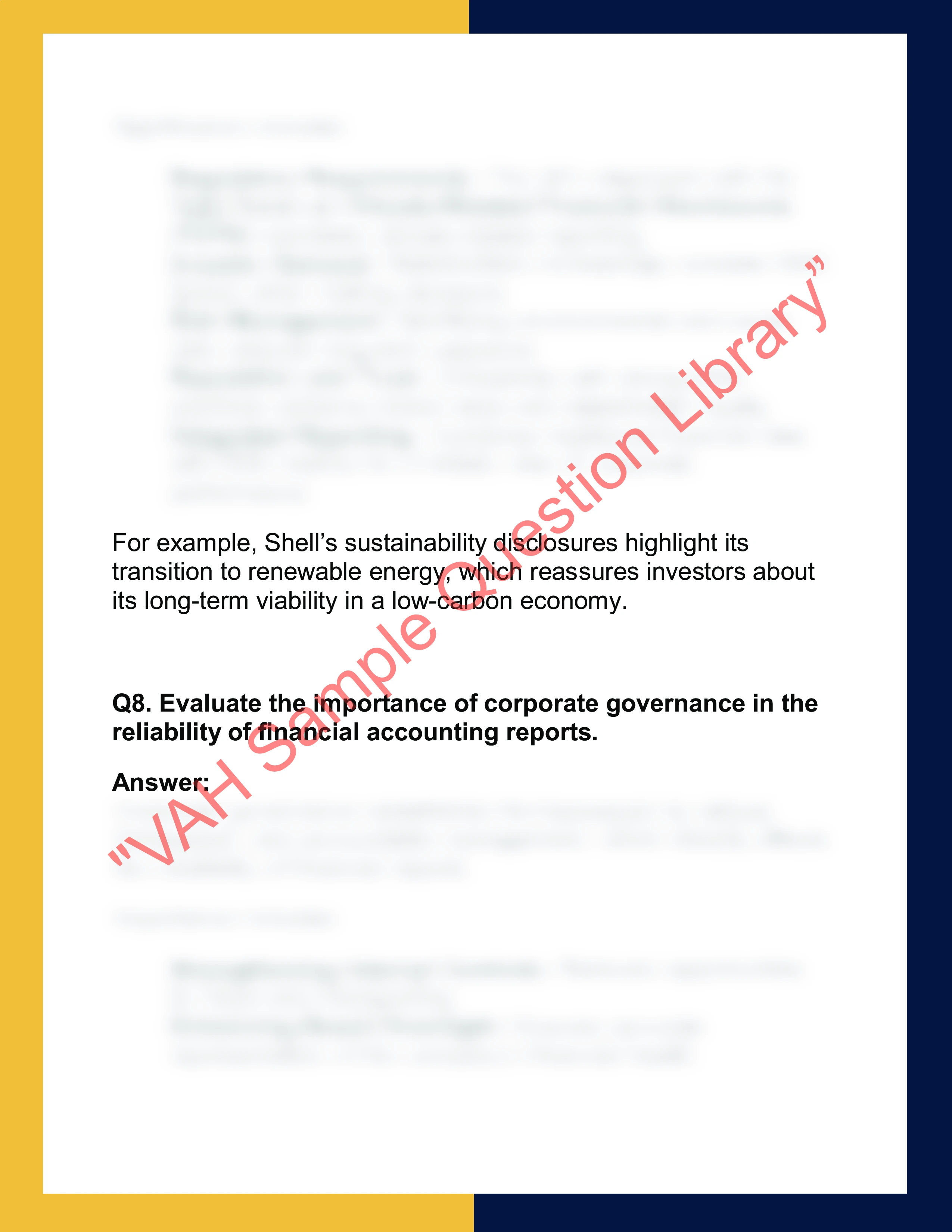 ACC101 – Financial Accounting  Report 6