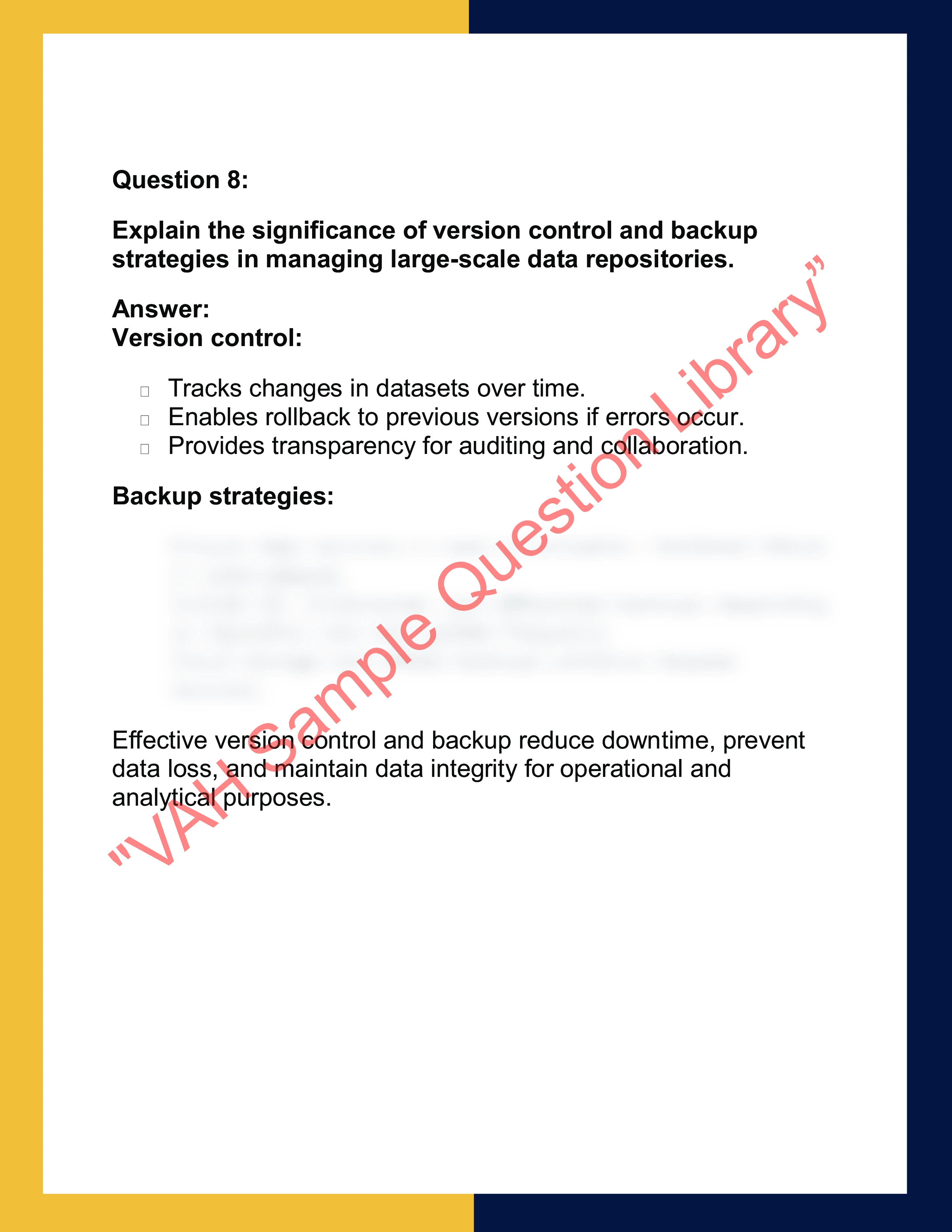 EBSY701 – Data Management & Repositories 6