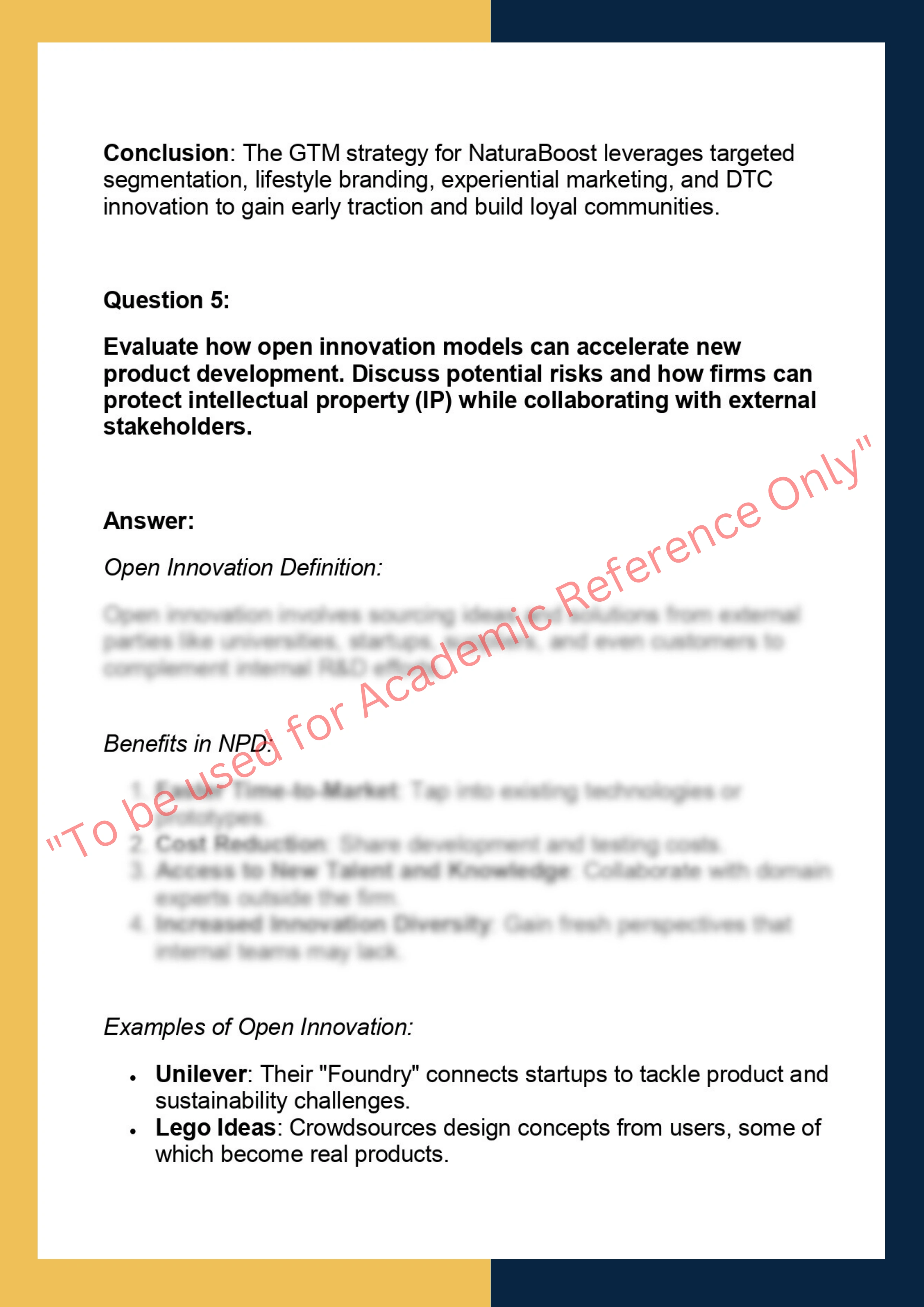 MRKT558- New  Product Development and  Innovation 7
