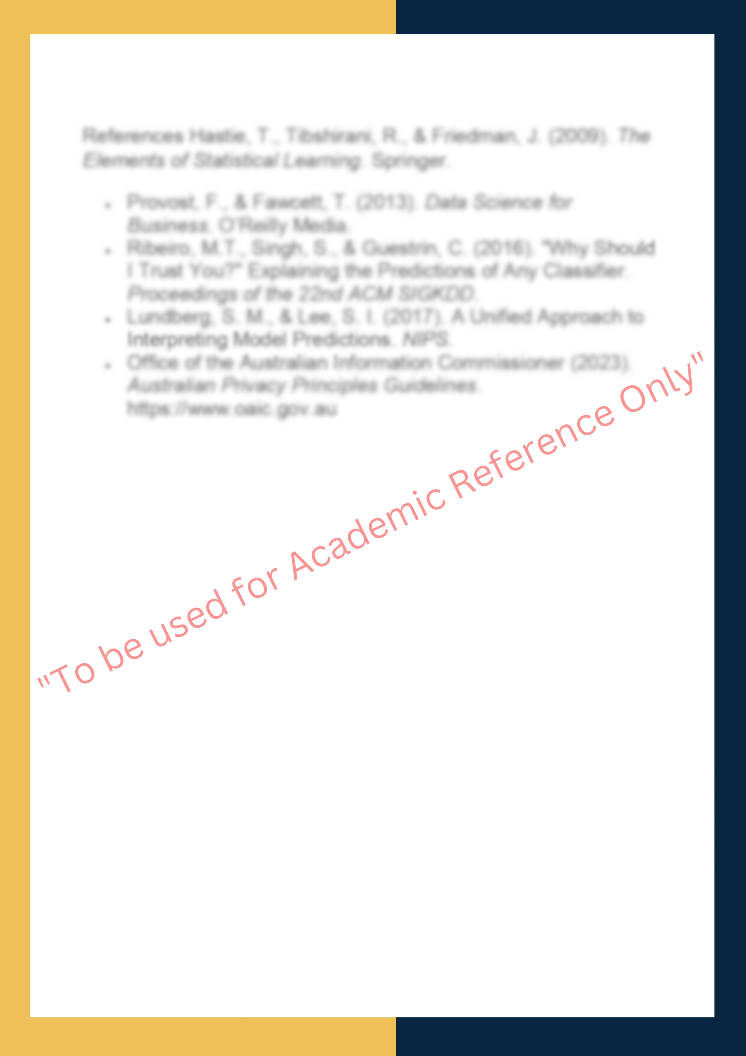 DSCE6016 – Predictive Analytics & Modelling 7