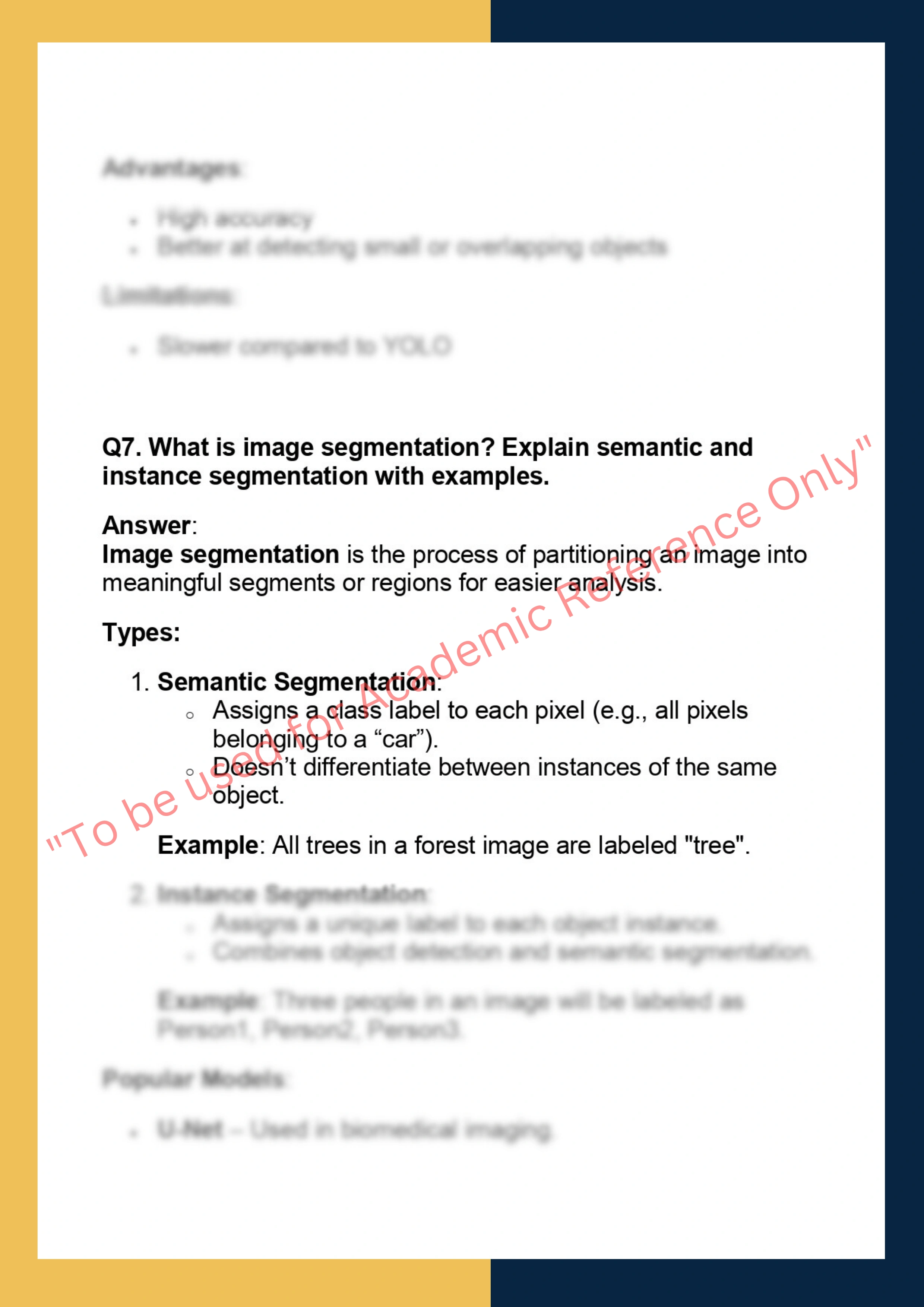 DS5008 – Computer Vision & Image  Processing 7