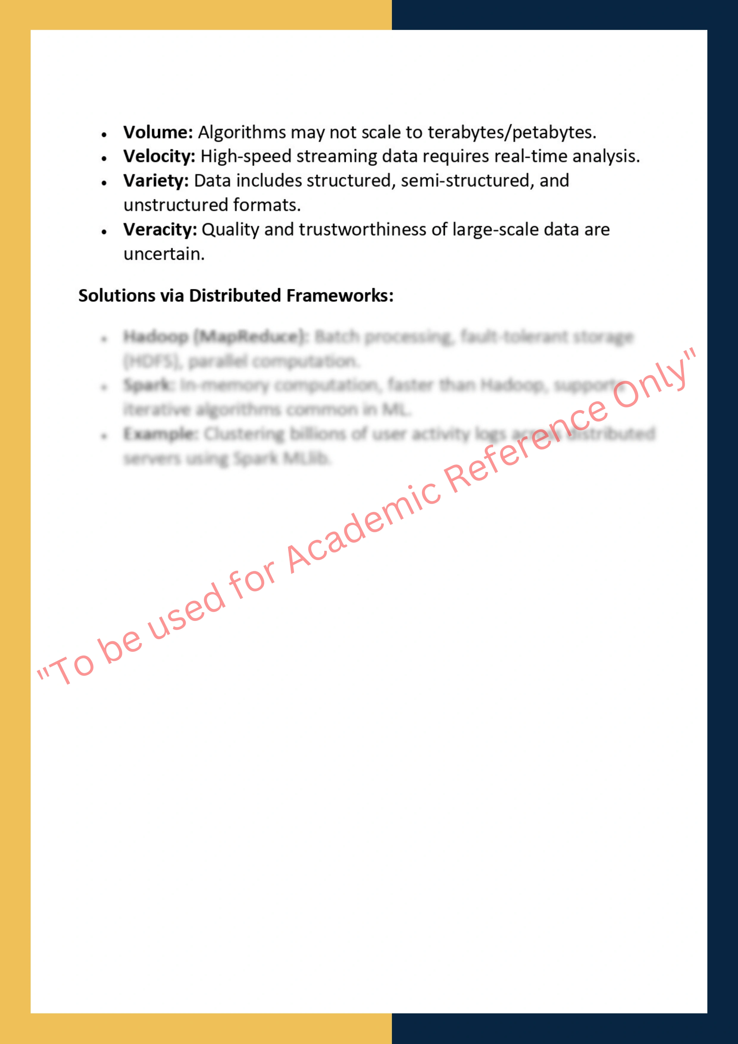 DSC8307 – Data Mining, Modeling and  Analytics 8