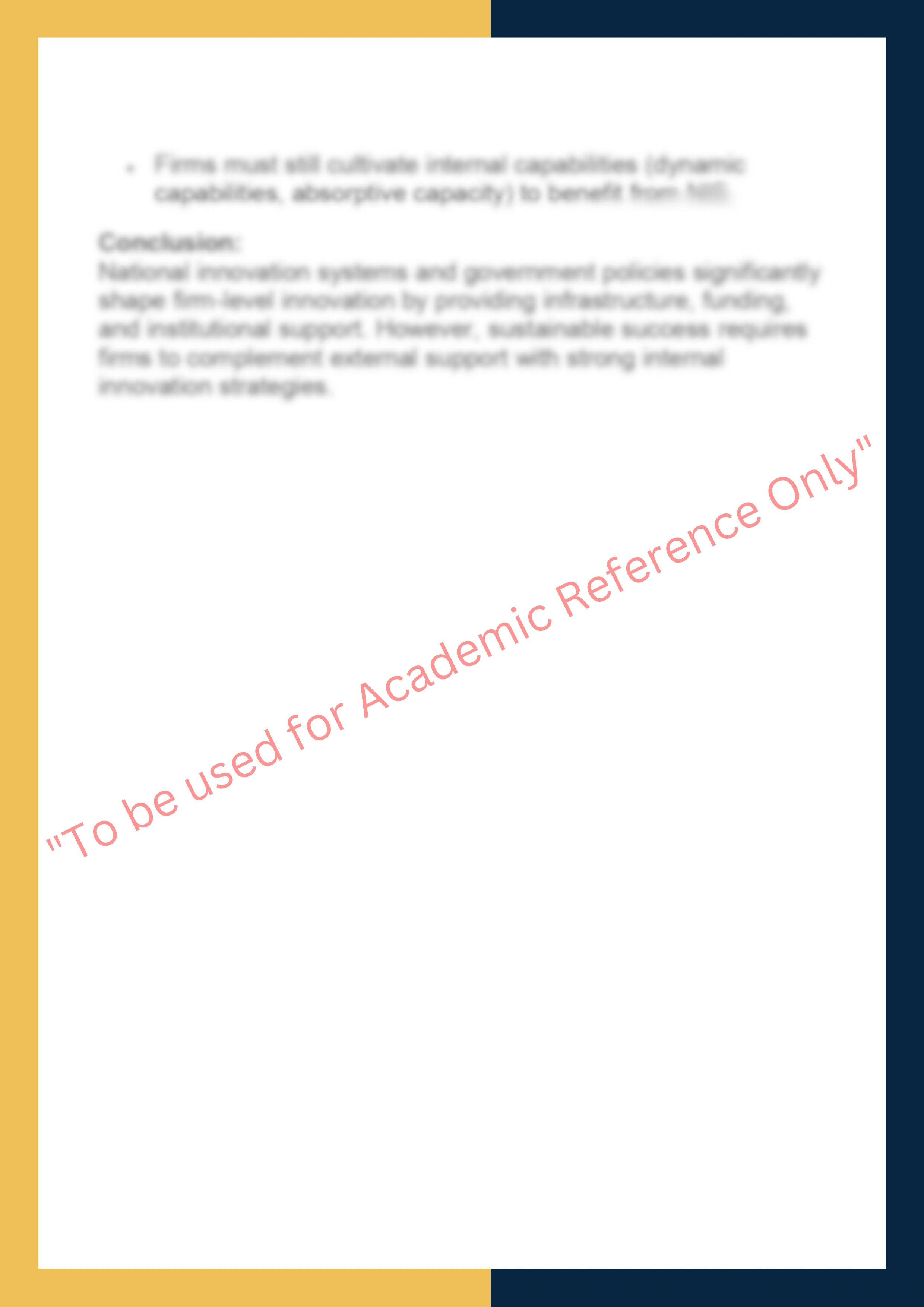 TECH7022 – Technology & Innovation  Management 7