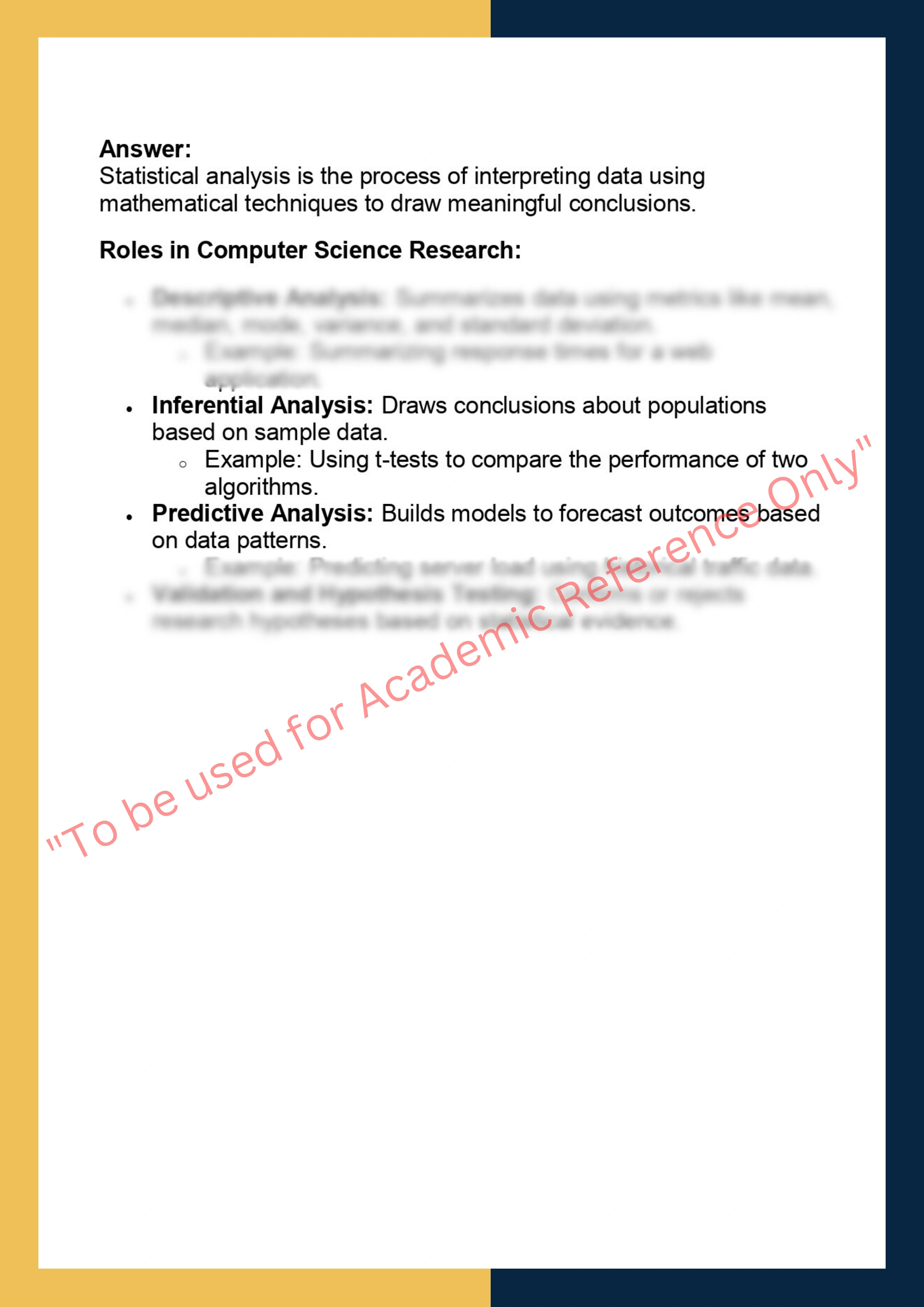 RMC638 – Research Methods in Computer  Science 7