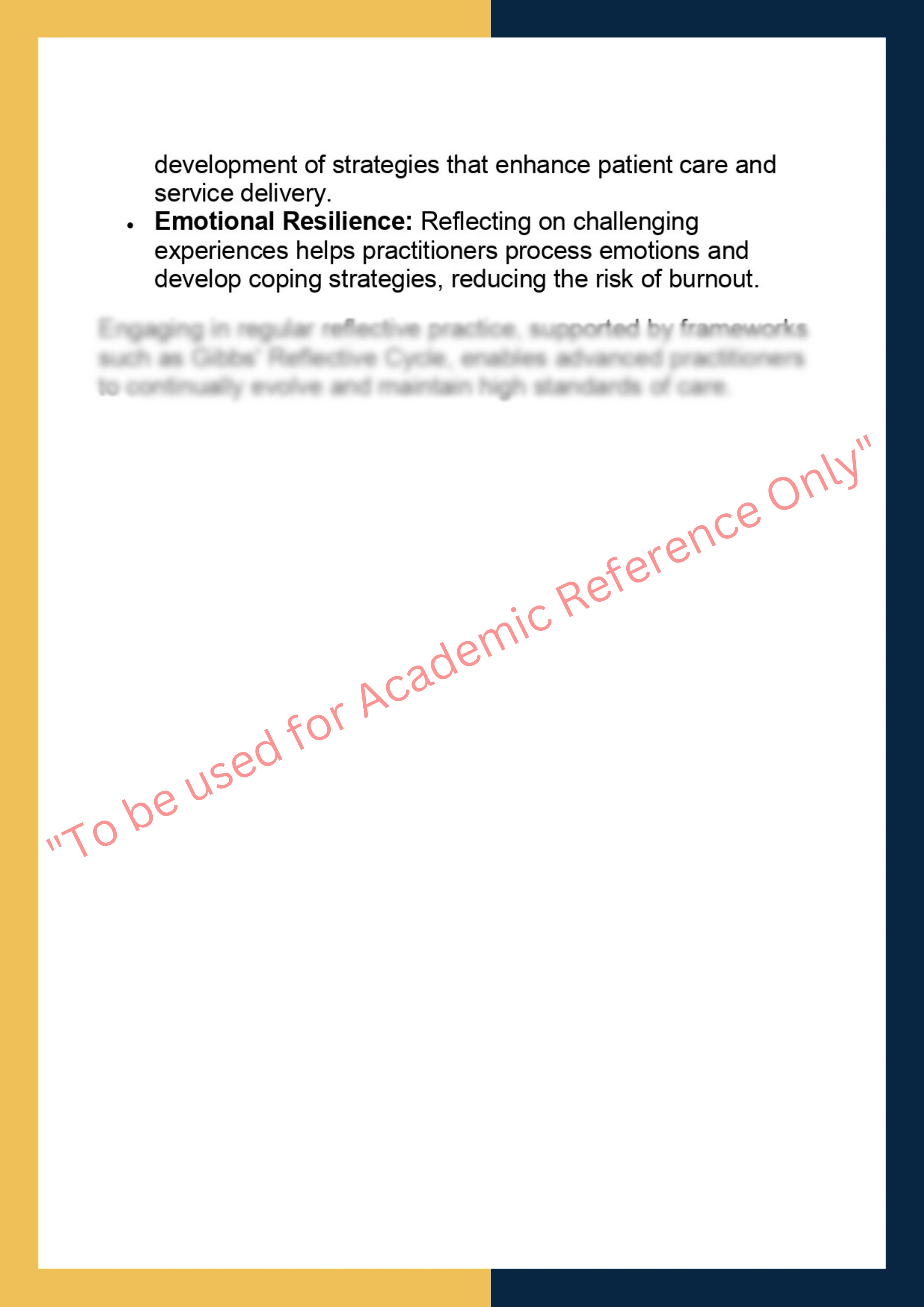 NUR2 – Advanced Clinical Practice 7