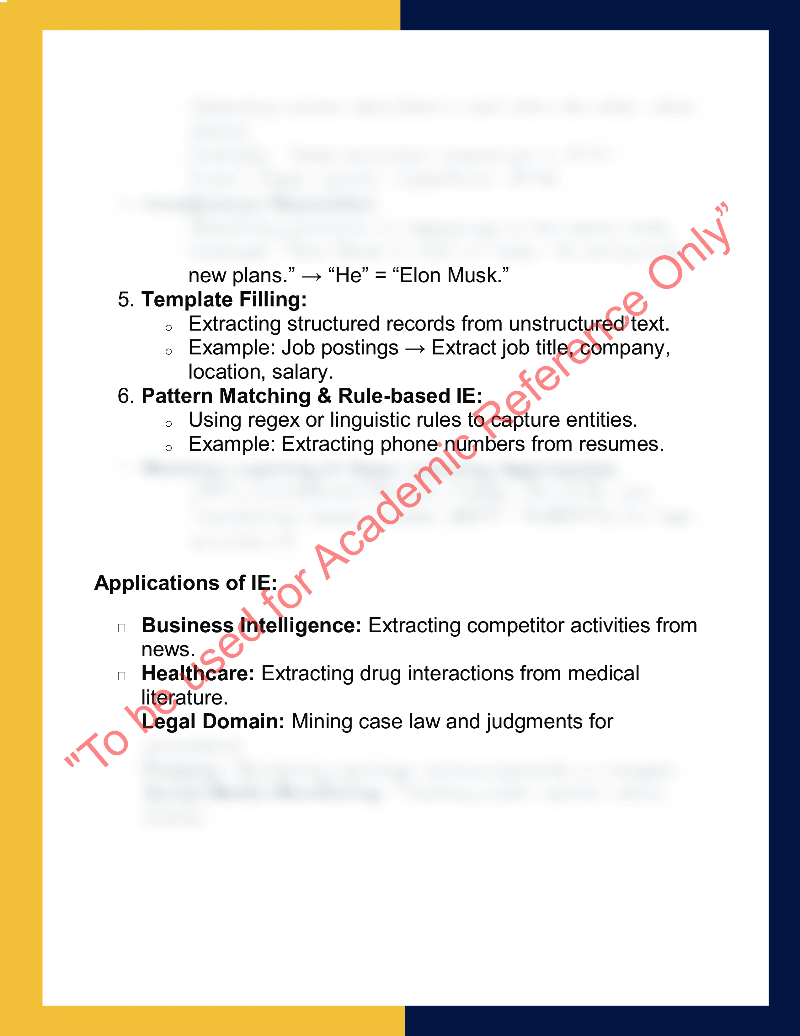 CIS 584 –  Web & Text Mining 7
