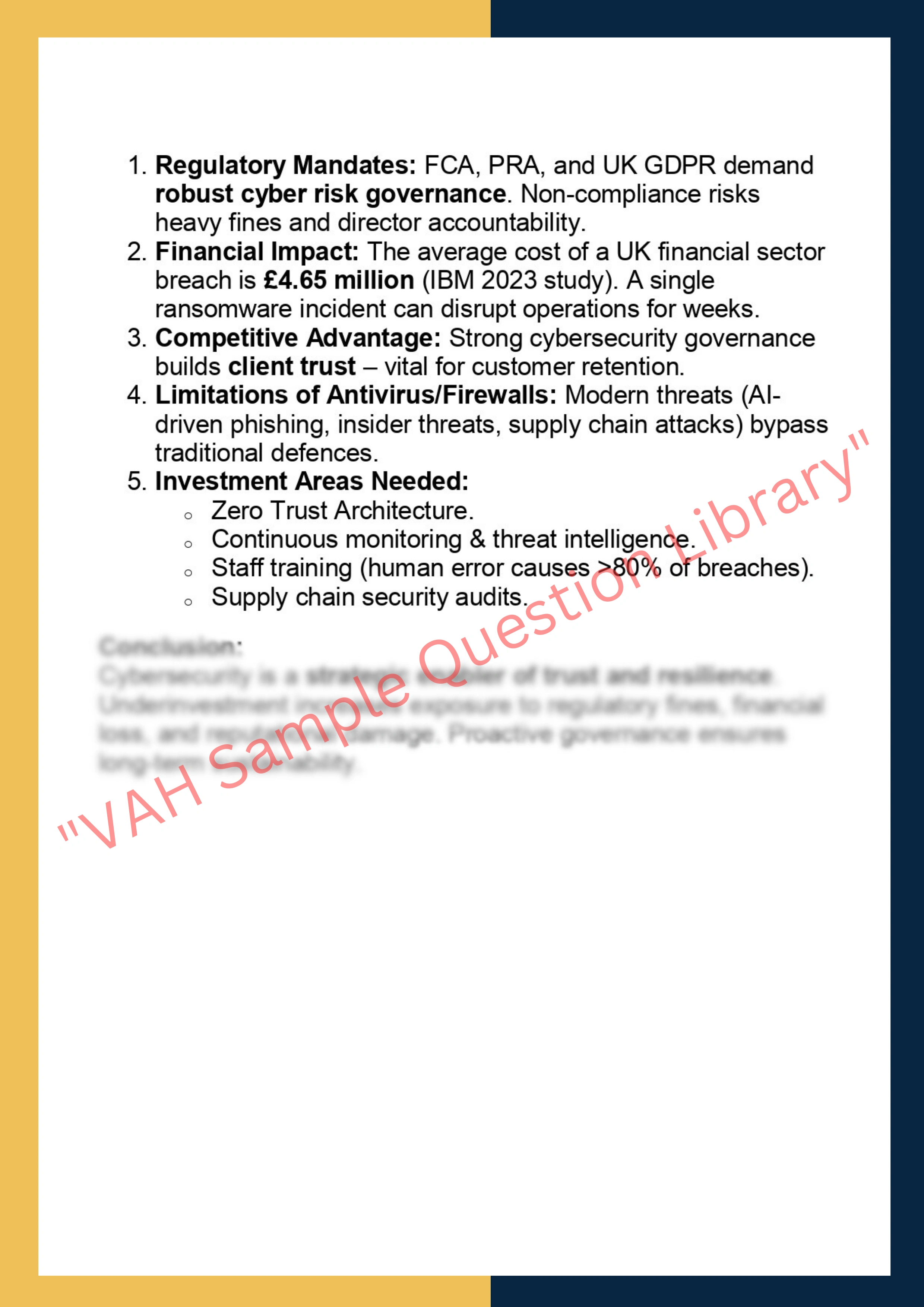 CYBR7004 – Cybersecurity & Risk Governance 8