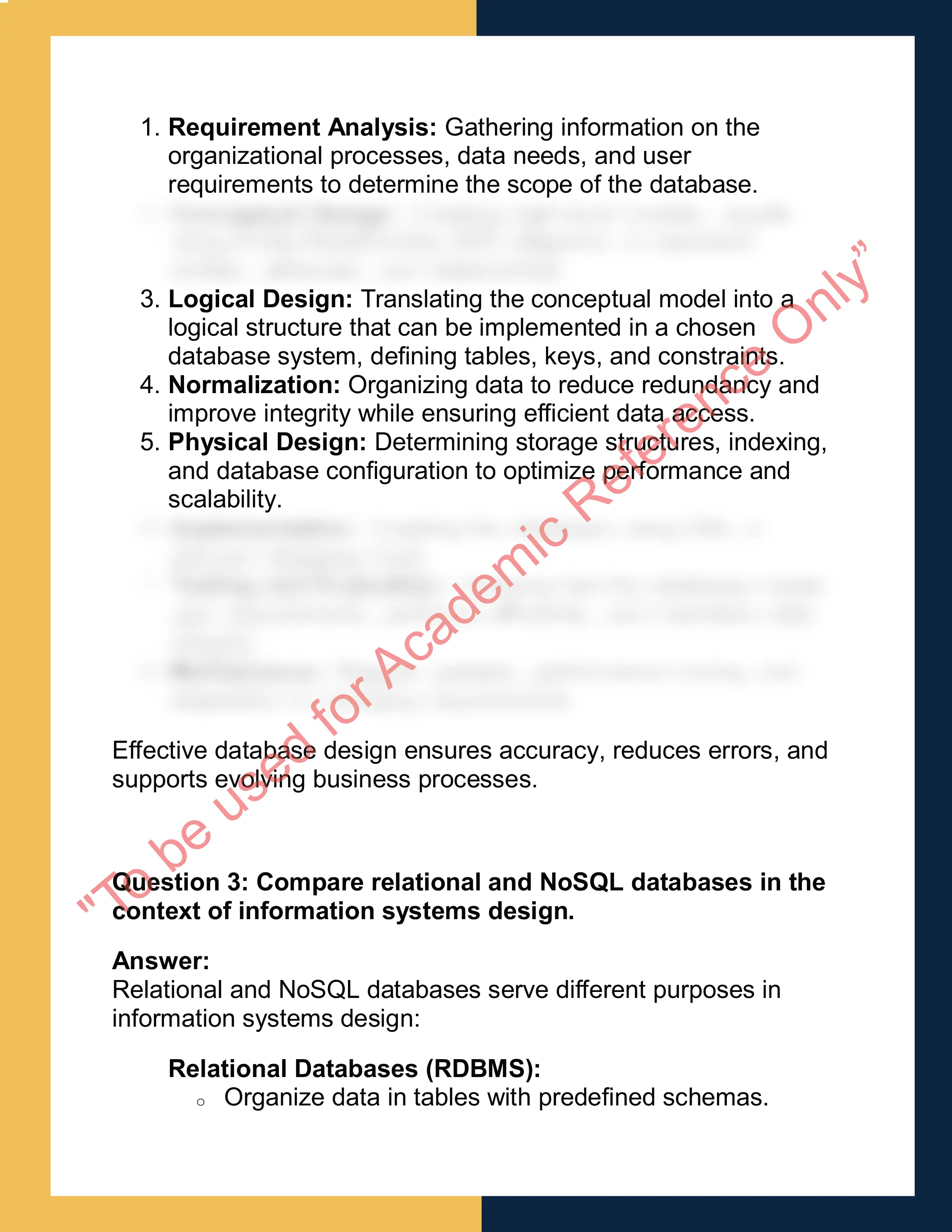 AC52001 – Information Systems Design 1