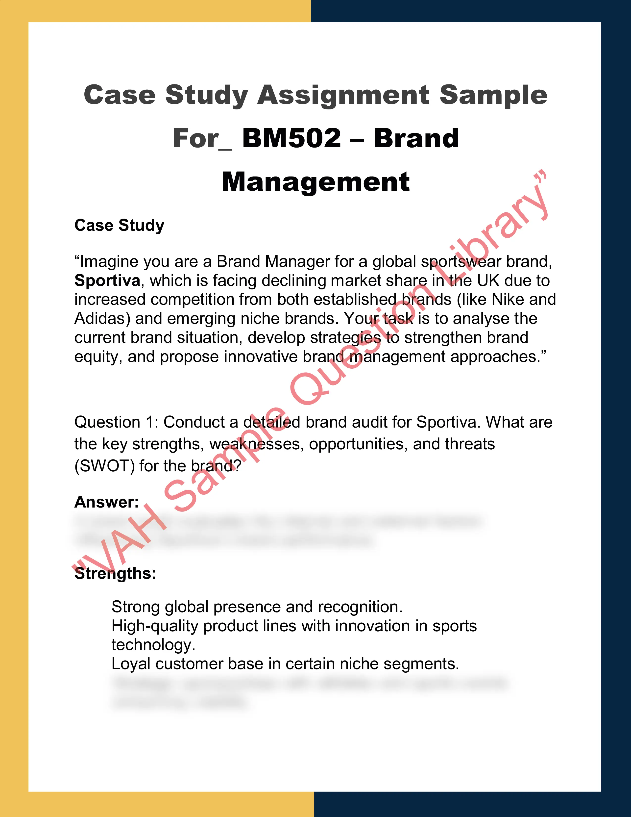 BM502 – Brand Management 0