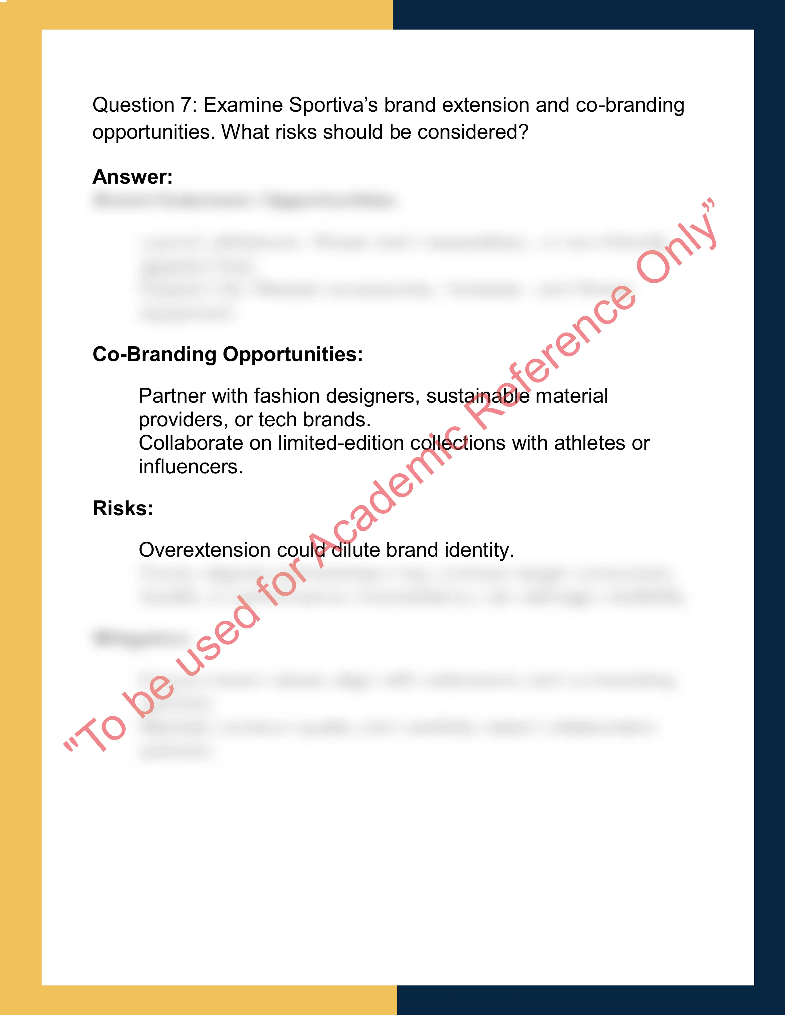 BM502 – Brand Management 7