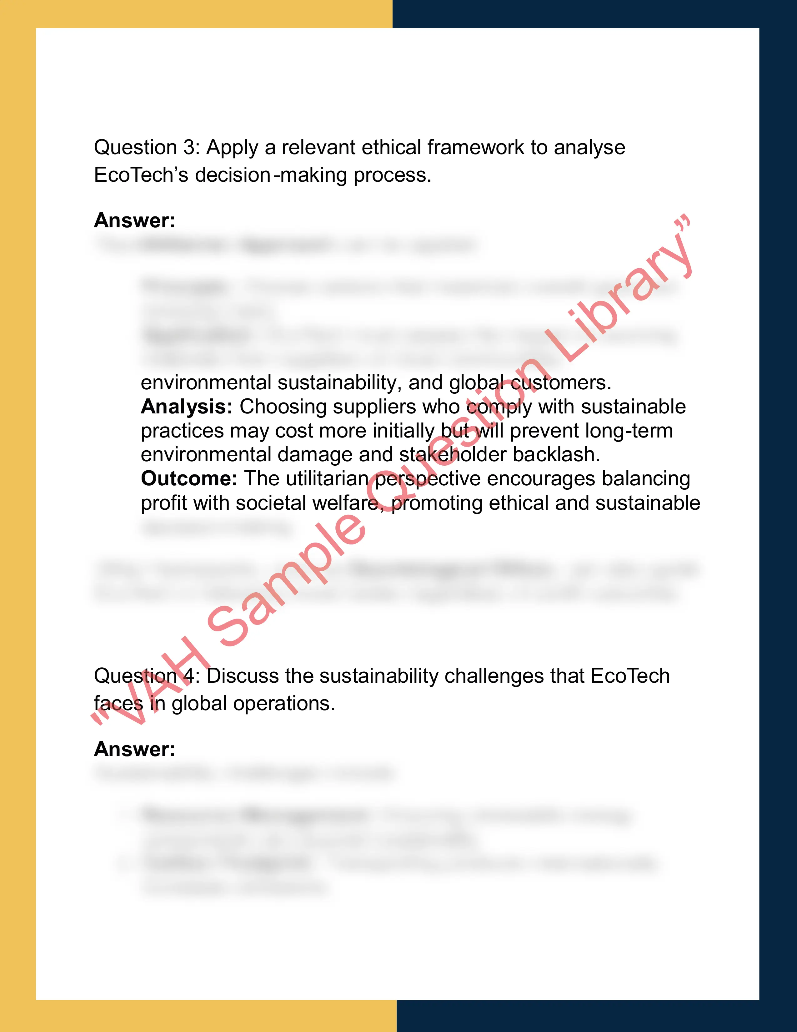 BS6002B – Business Ethics  & Sustainability 2