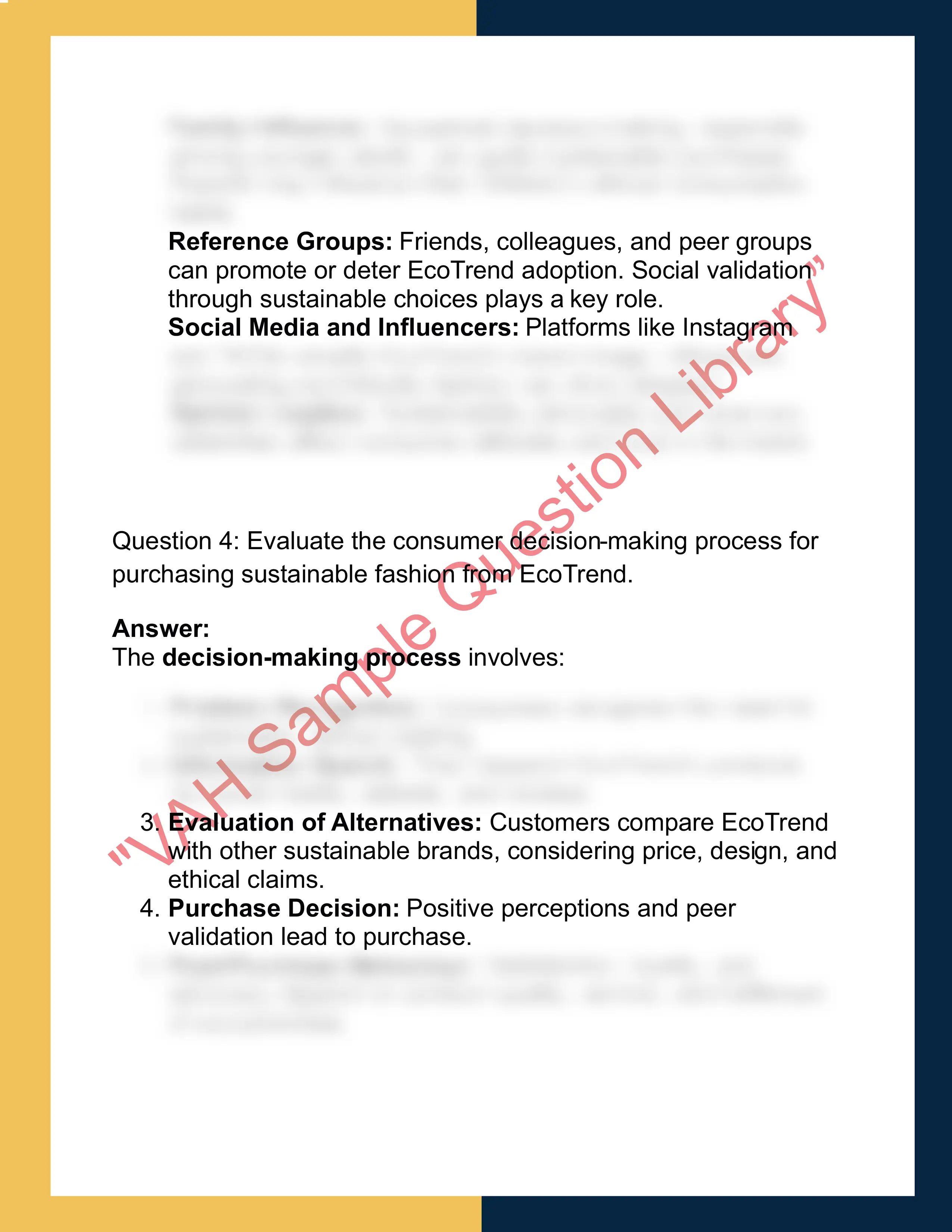 CB6002 – Consumer  Behaviour 2