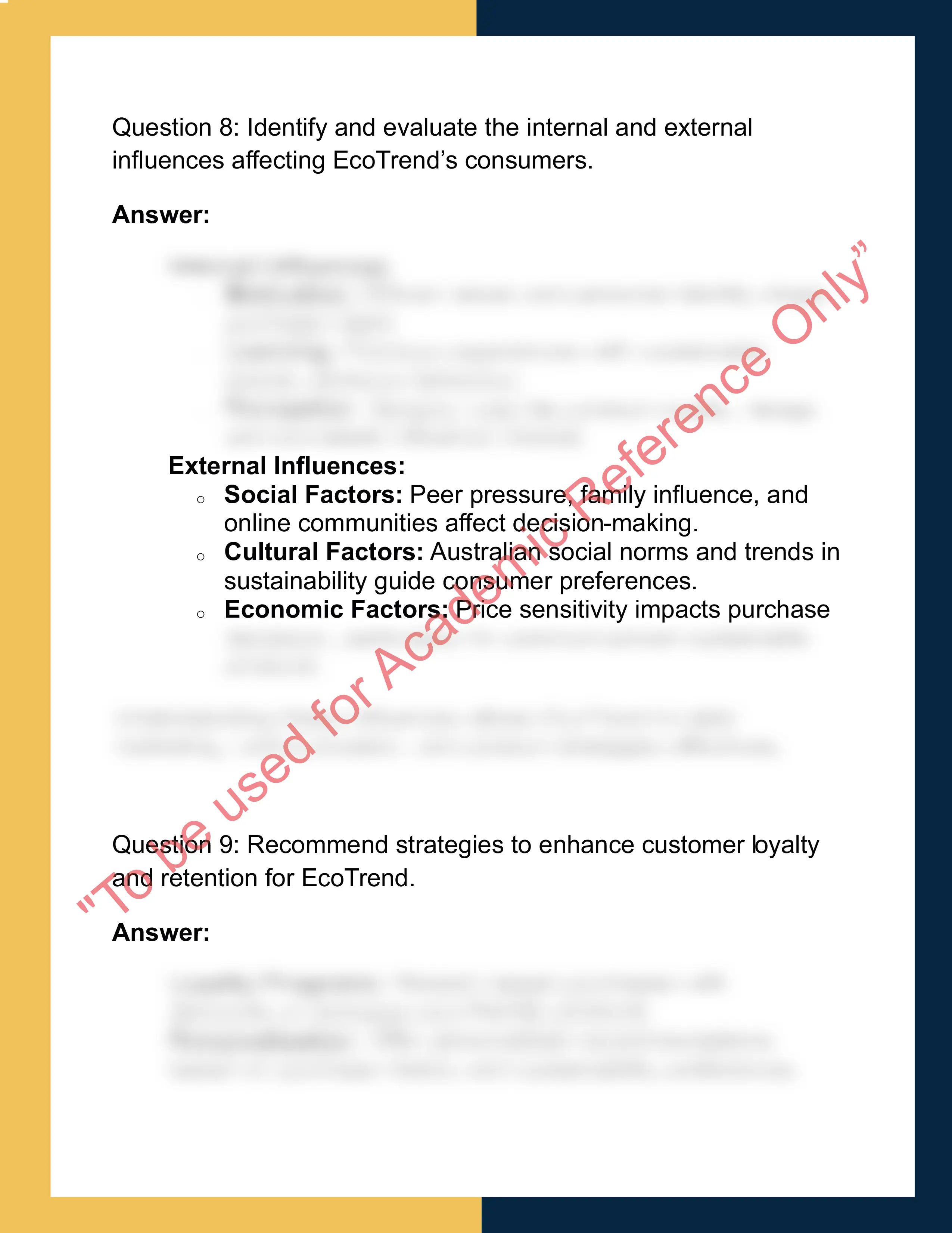 CB6002 – Consumer  Behaviour 5