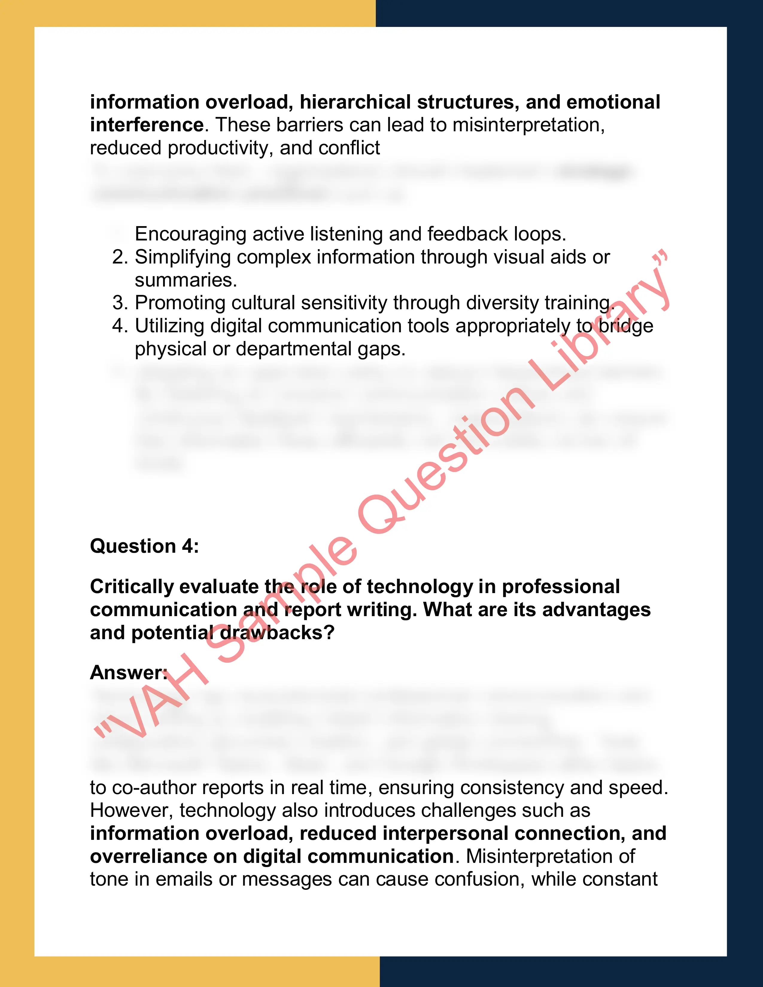 COMM7002 – Professional  Communication 2