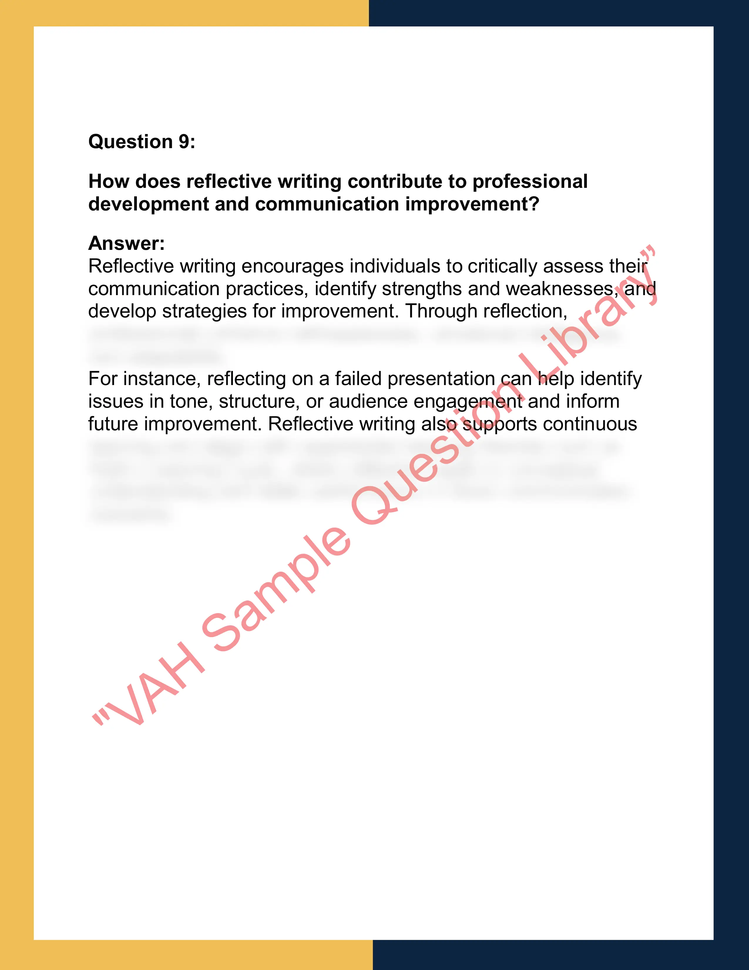 COMM7002 – Professional  Communication 6