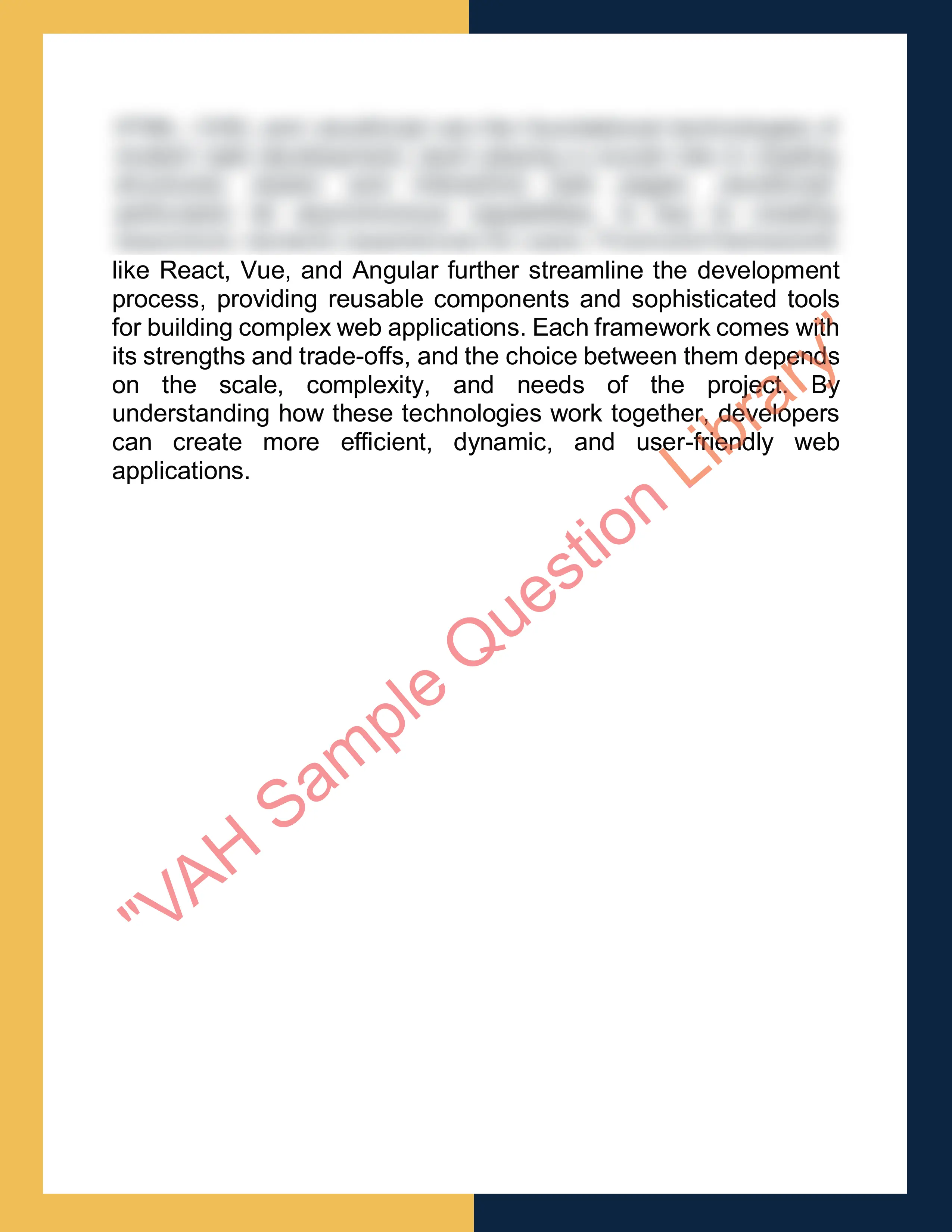 Assignment sample solution of COMP1100 - Introduction to Web Development 6