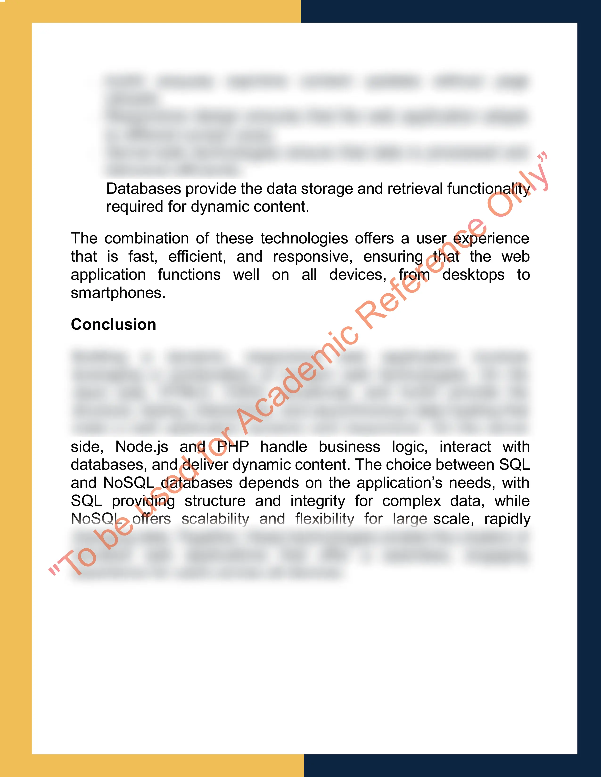 Assignment sample solution of COMS108 - Web Design and Development 7