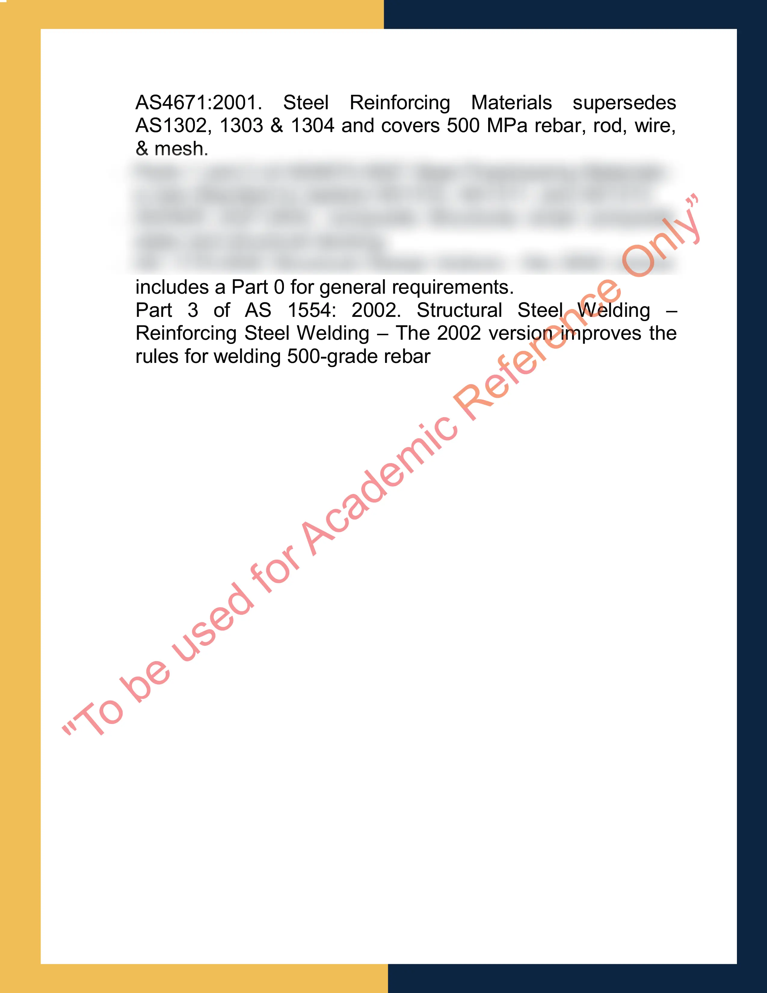 Sample solution for CPCCSF2004 - Place and fix reinforcement materials 1