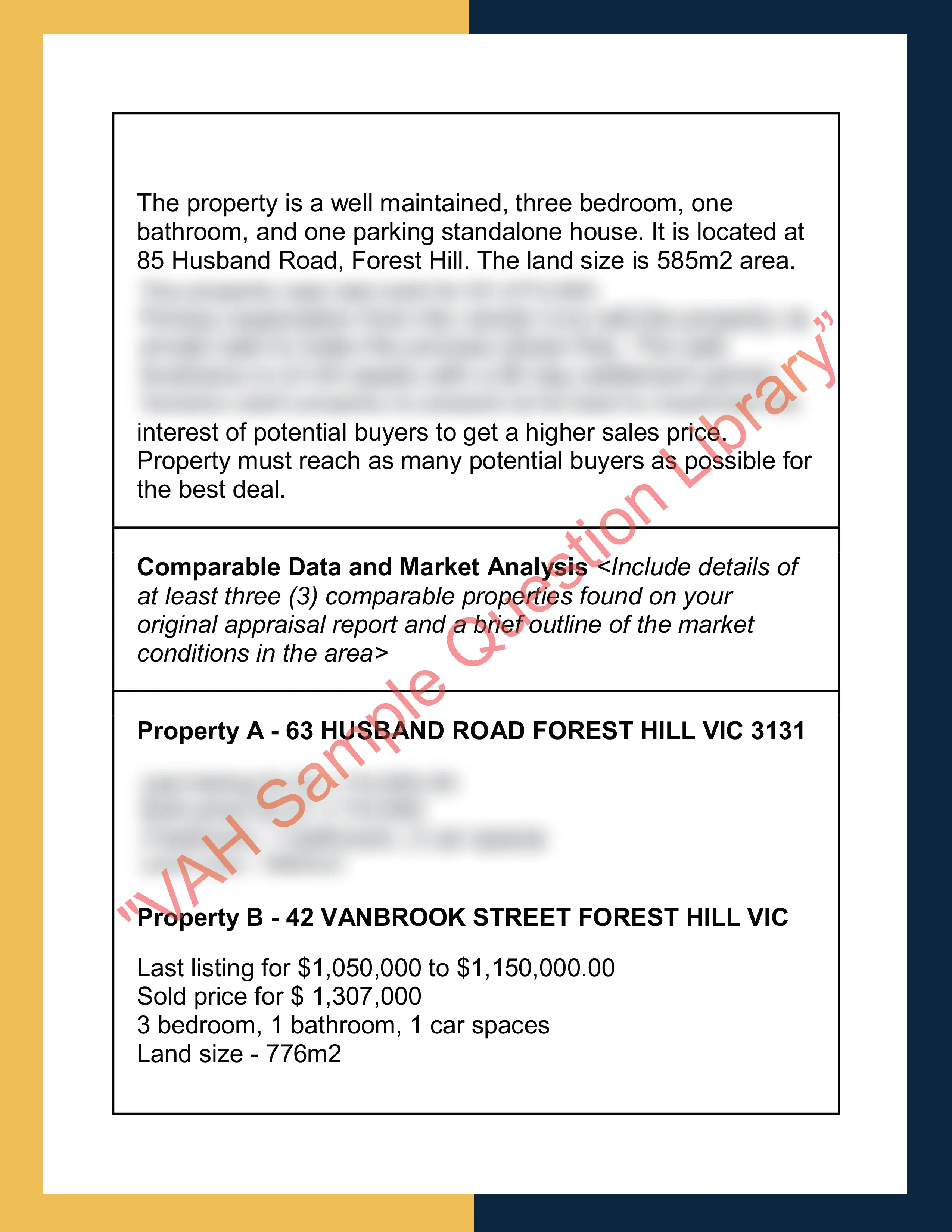 Assignment sample solution of CPPREP4103 - Establish Vendor Relationships 2