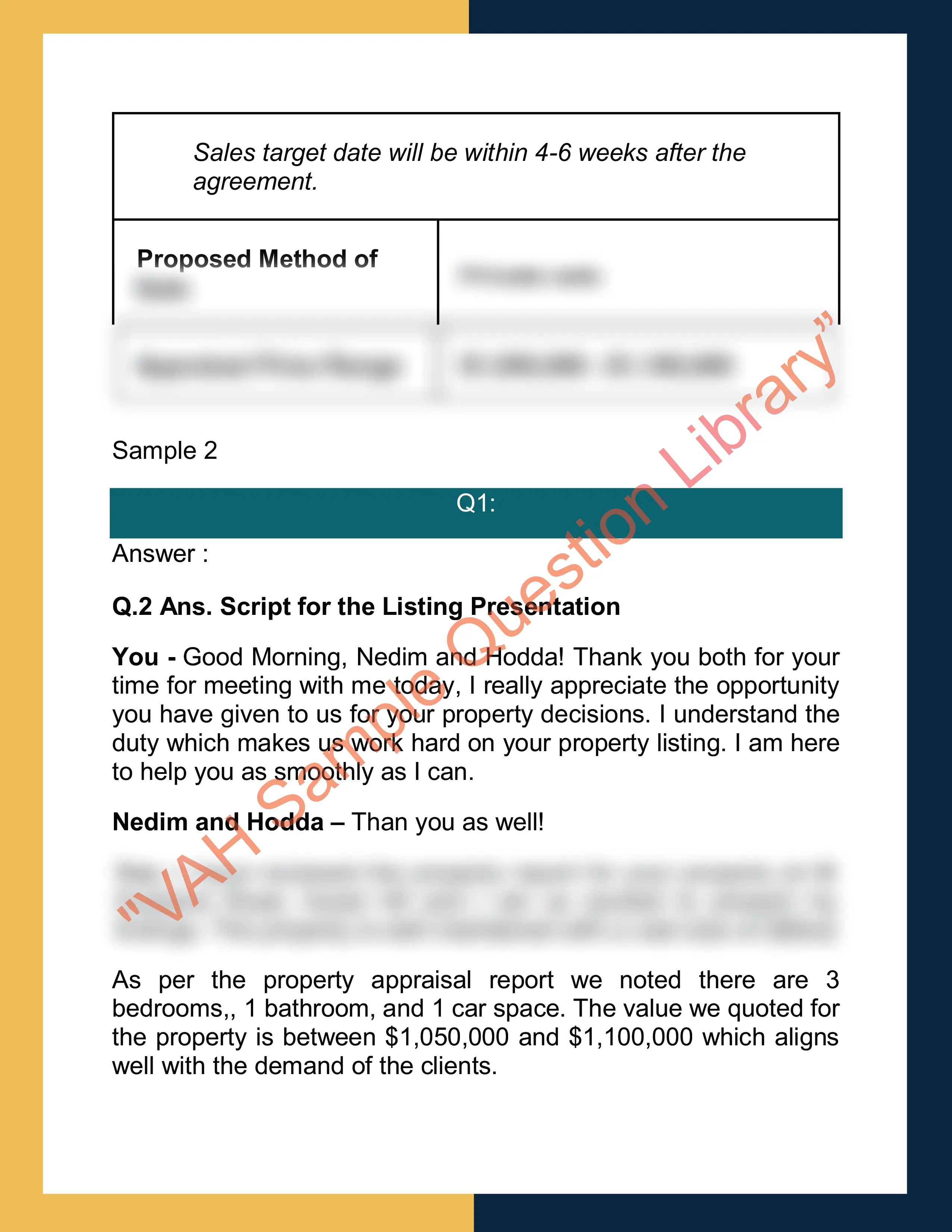 Assignment sample solution of CPPREP4103 - Establish Vendor Relationships 4