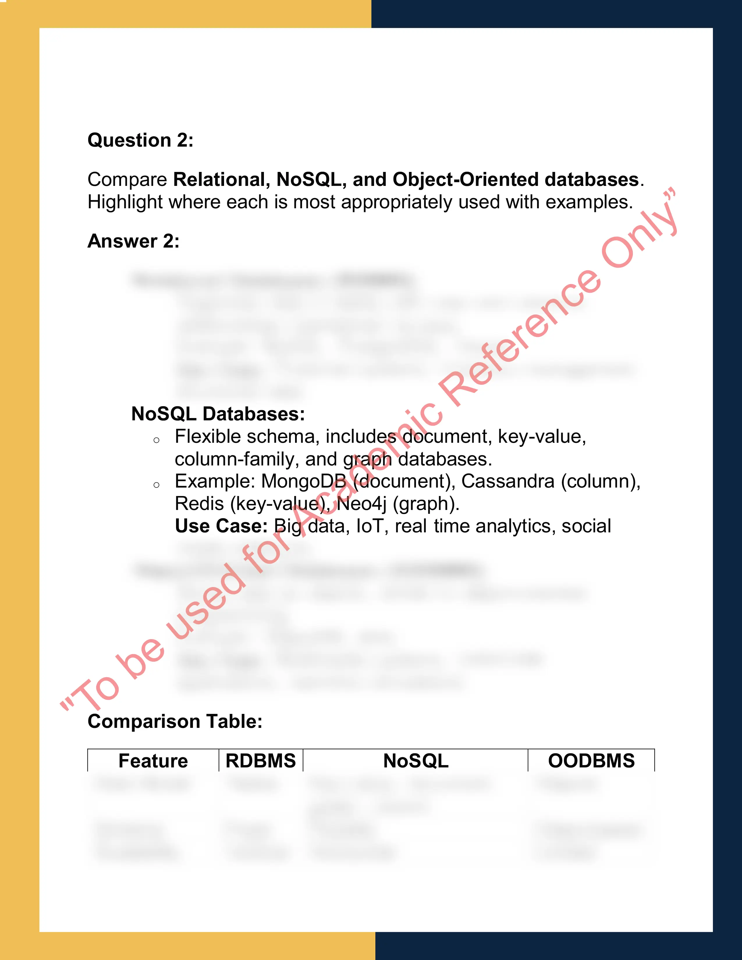 CS305 – Database Management Systems 1