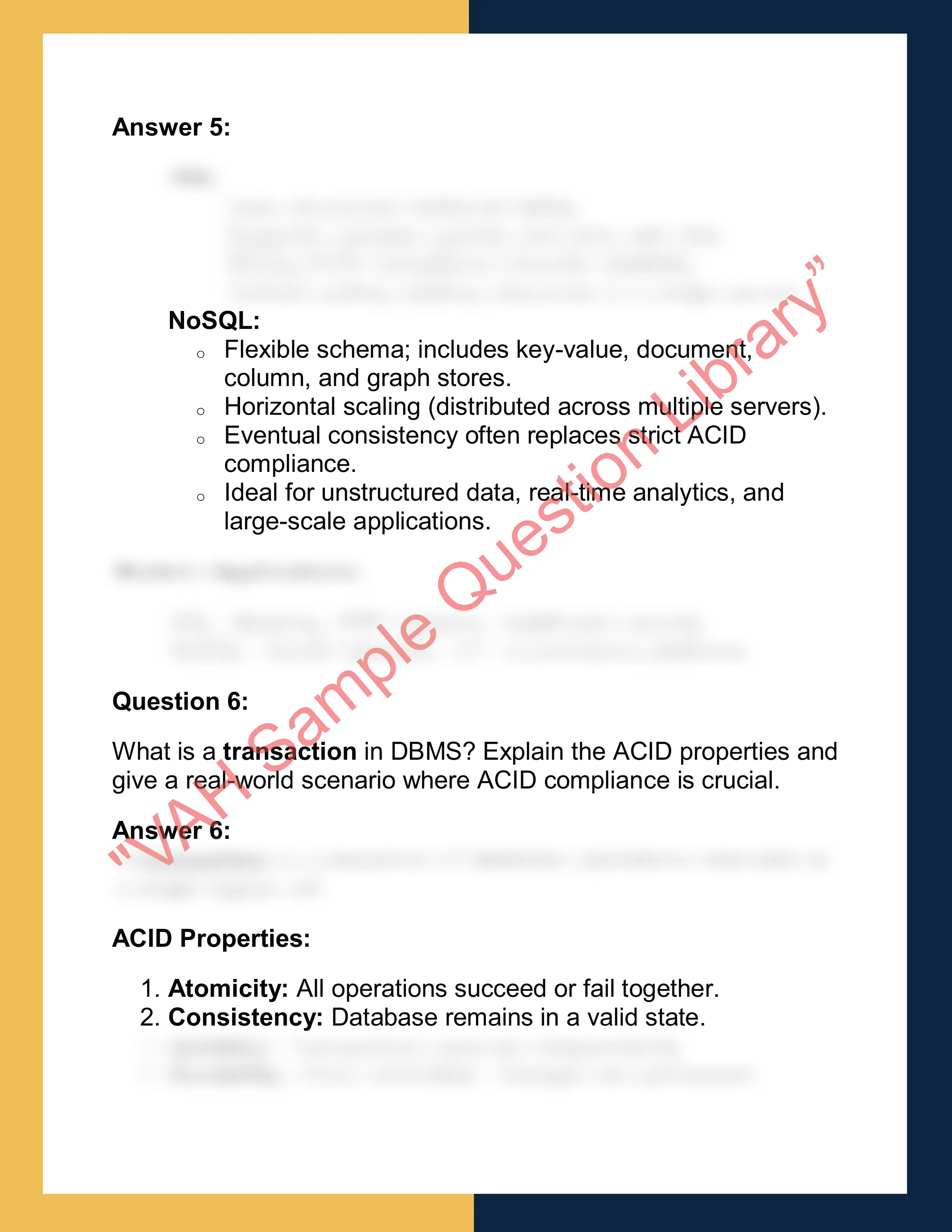 CS305 – Database Management Systems 4