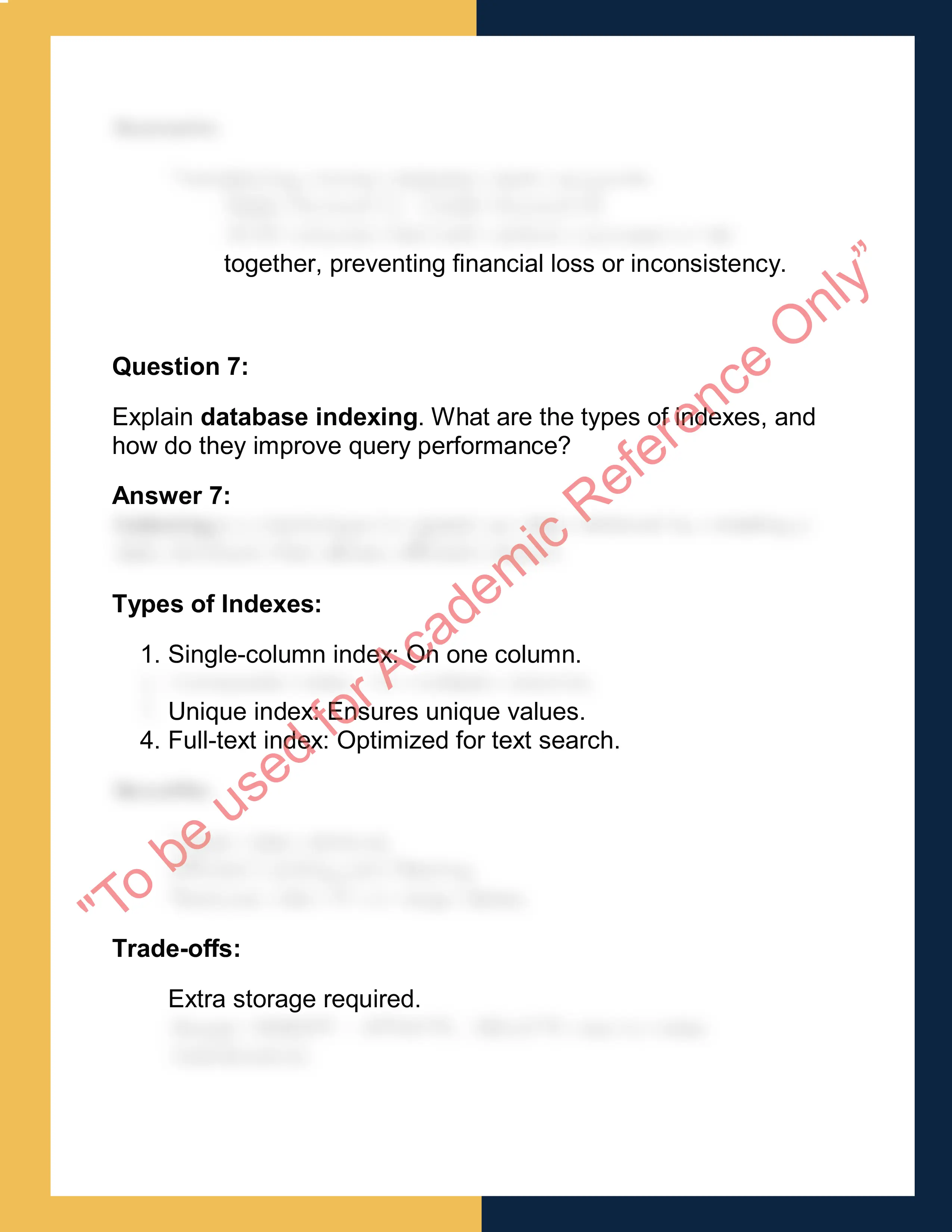 CS305 – Database Management Systems 5