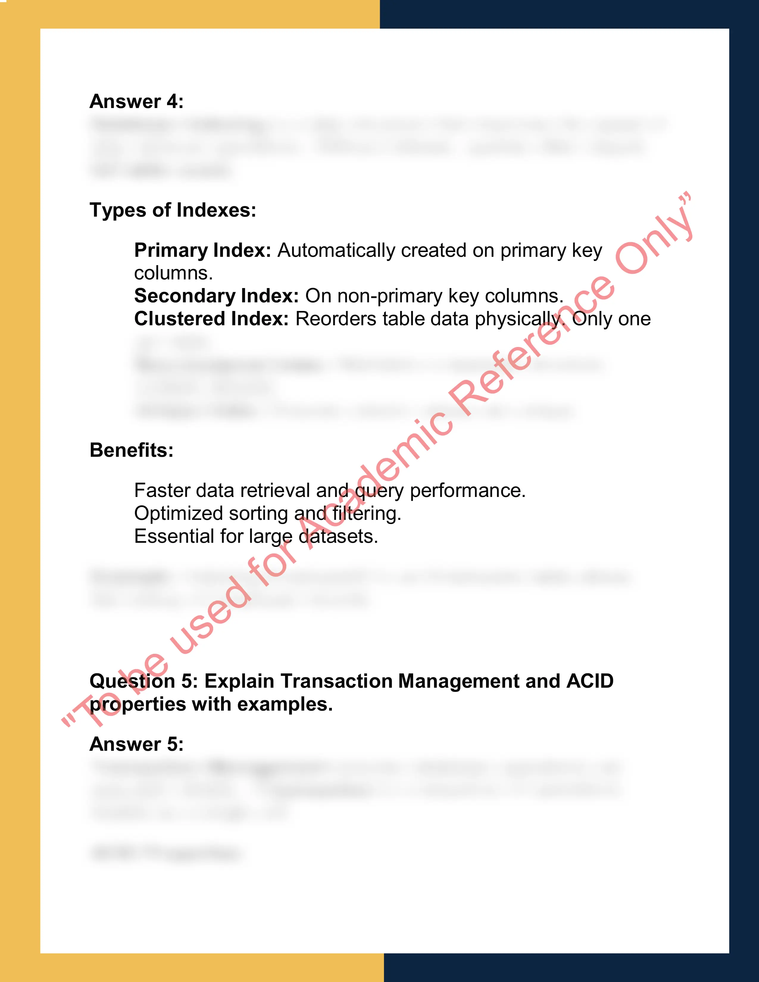 CS502 – Advanced Database Systems 3