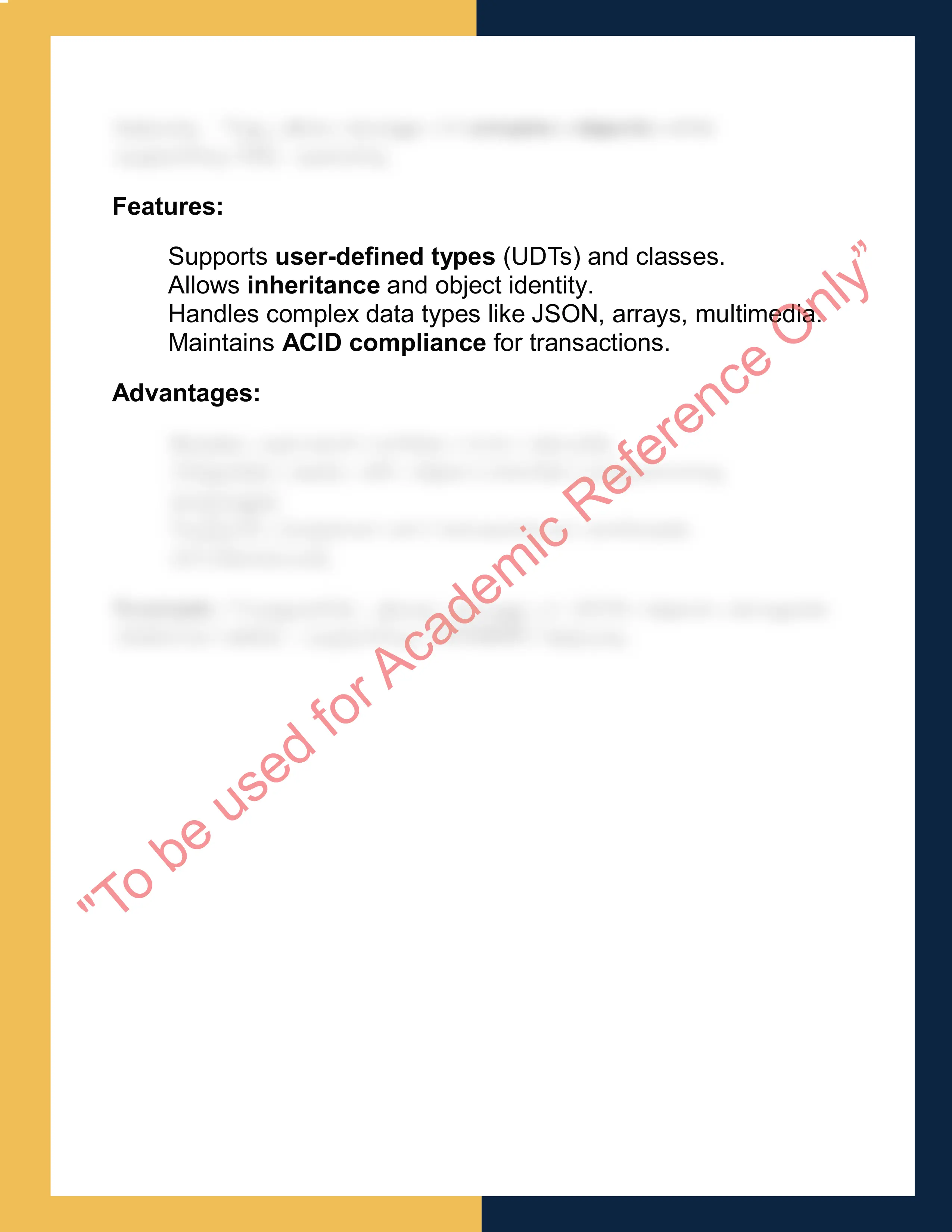 CS502 – Advanced Database Systems 7