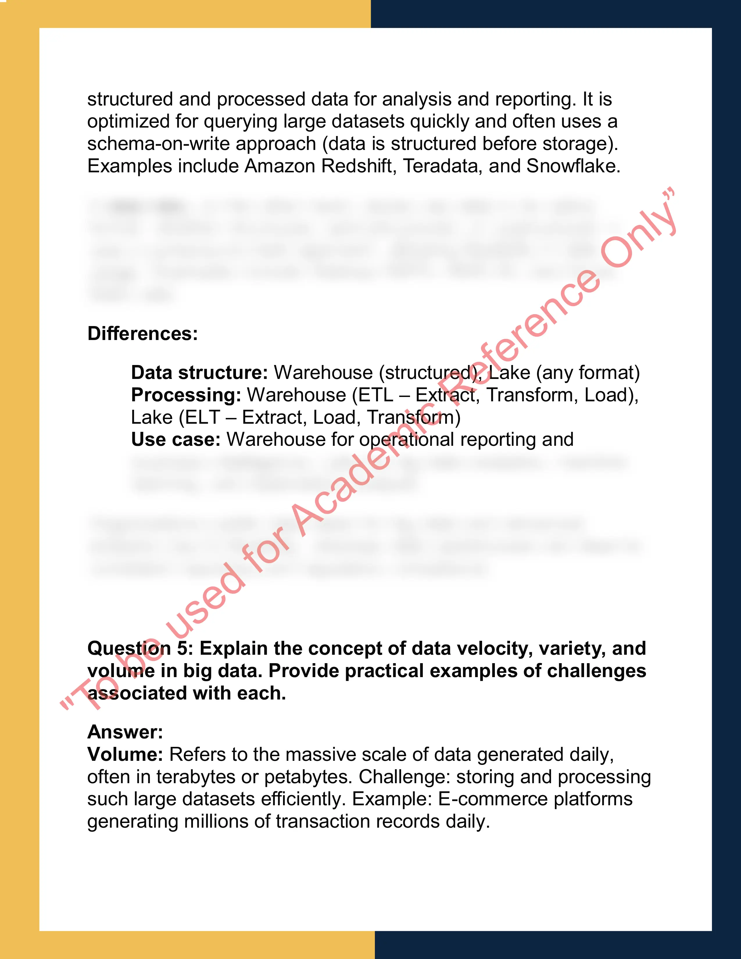 CS5097 – Big  Data and Analytics 3