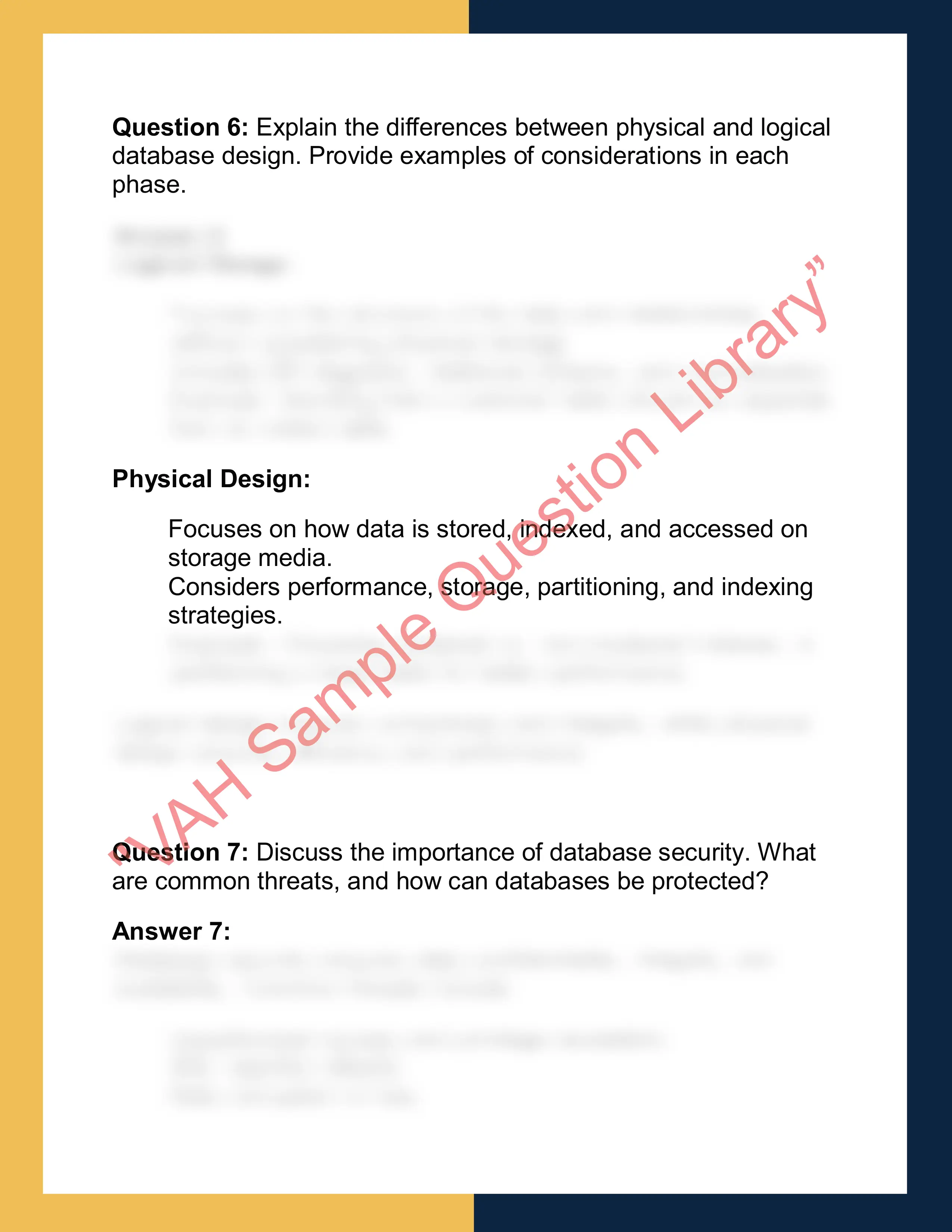 CS601 –  Database Systems 4