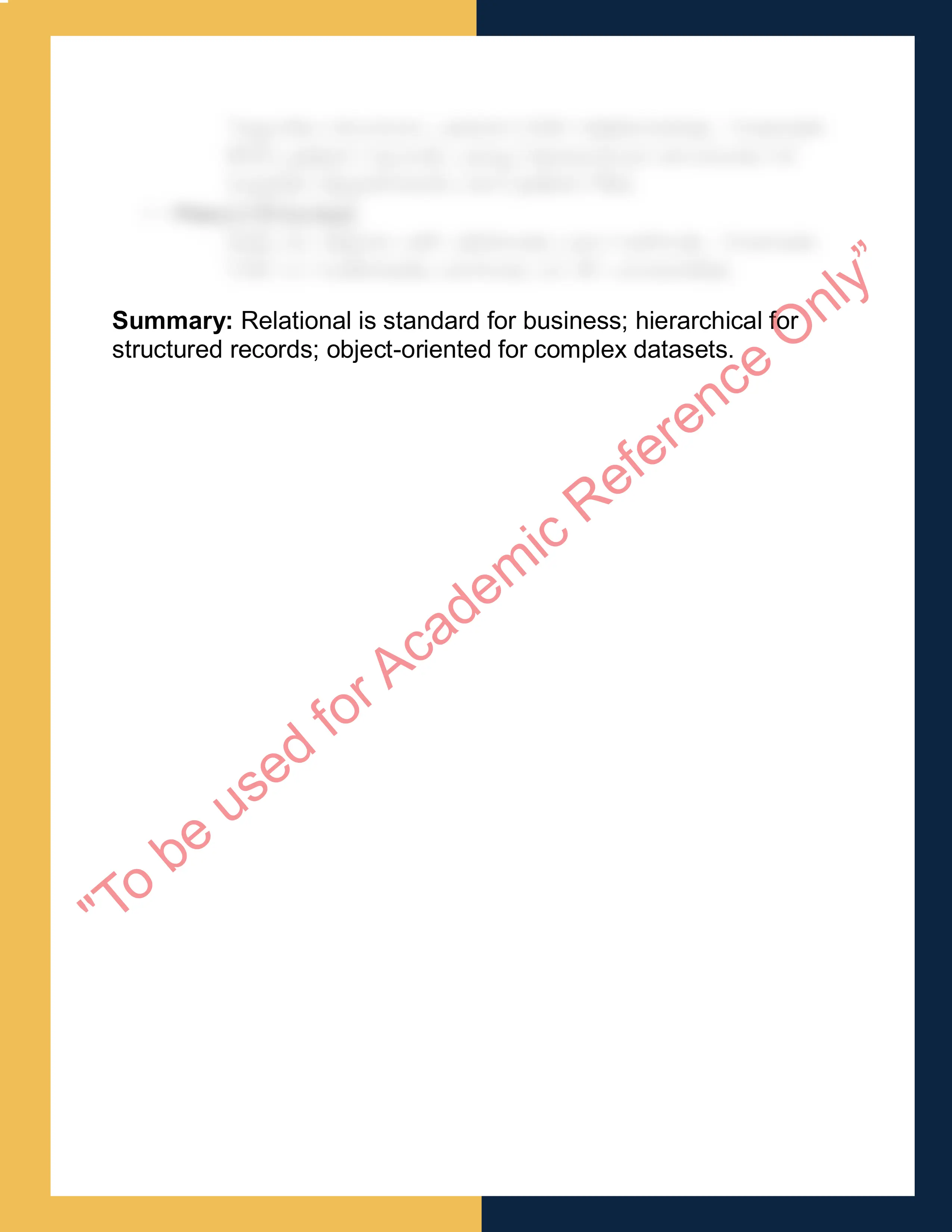 CS604 –  Database Design 5
