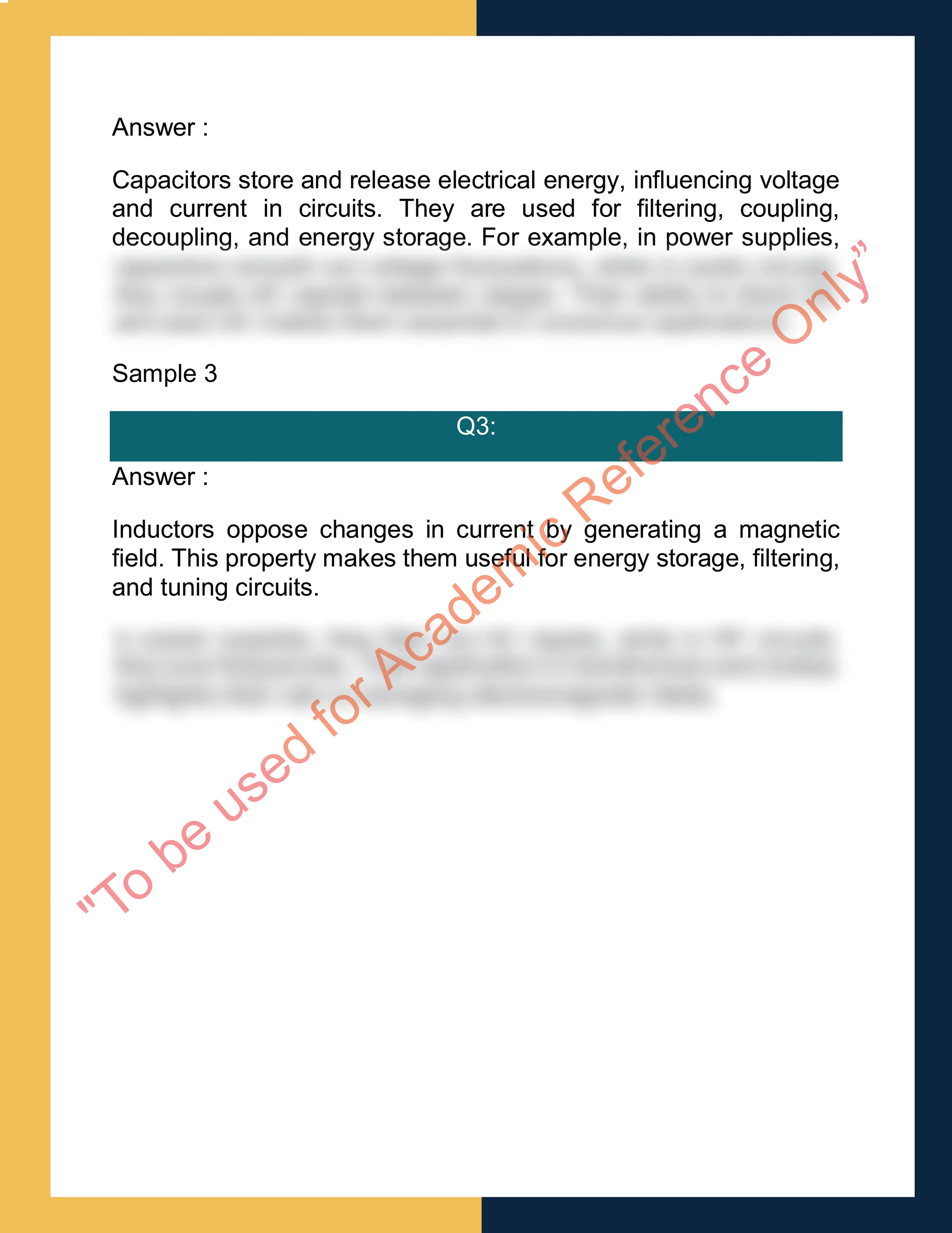 Assignment sample solution of ELEC3021 - Power Electronics 1