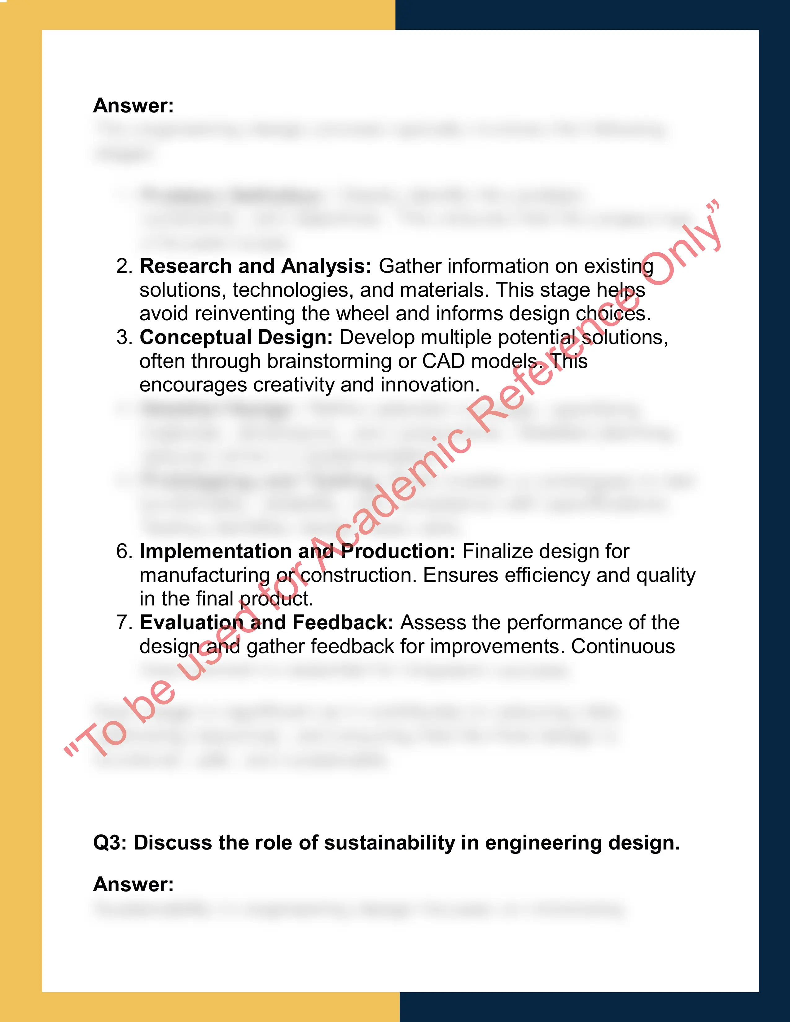 ENGR101 – Engineering Design  Report 1