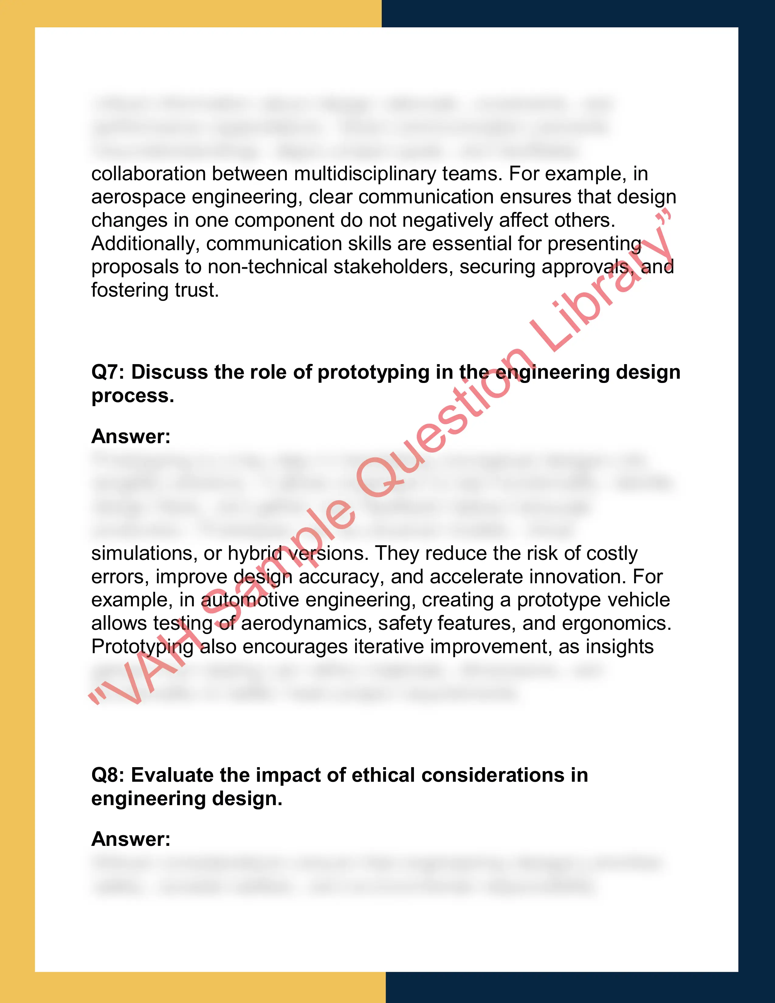 ENGR101 – Engineering Design  Report 4
