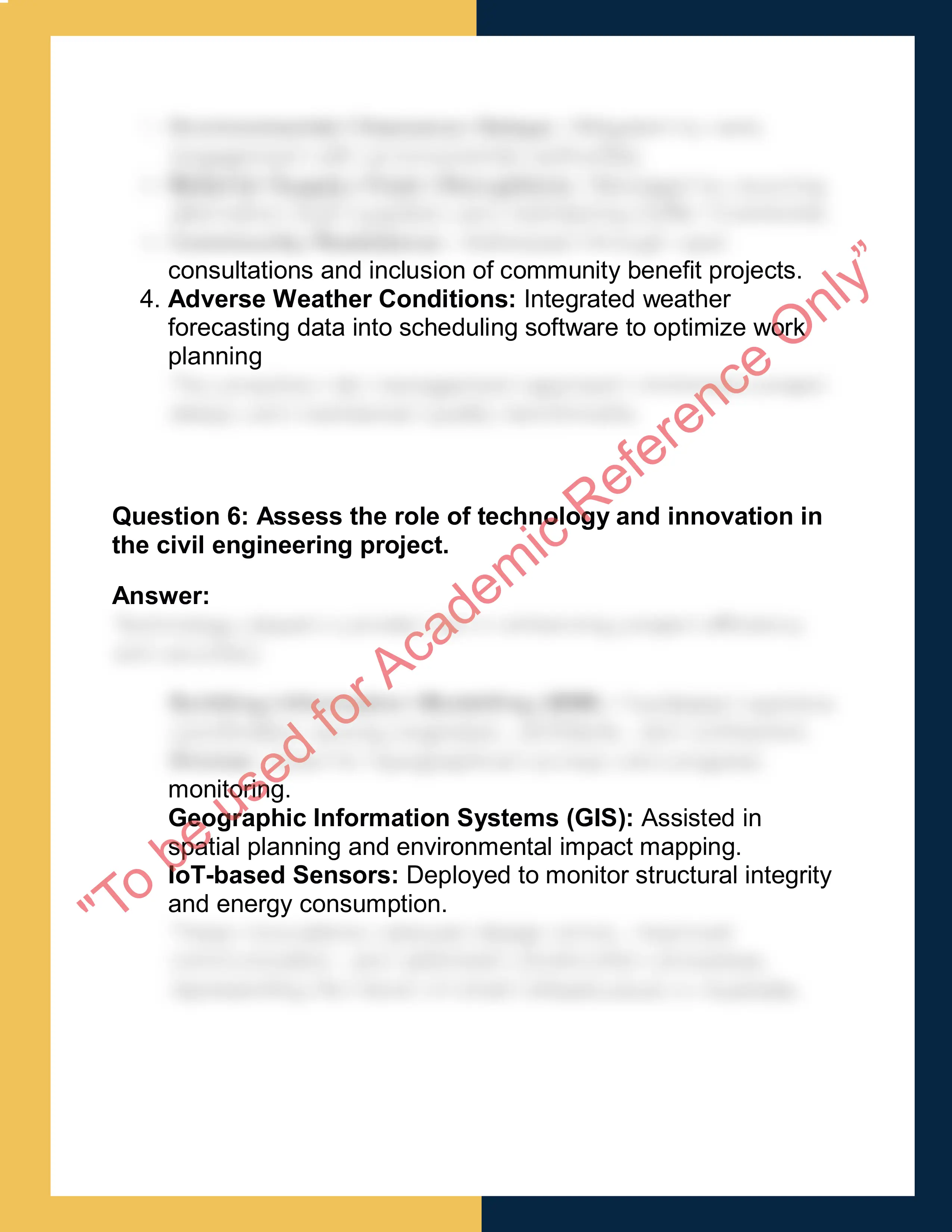 ENGR201 – Civil Engineering Project  Report 3