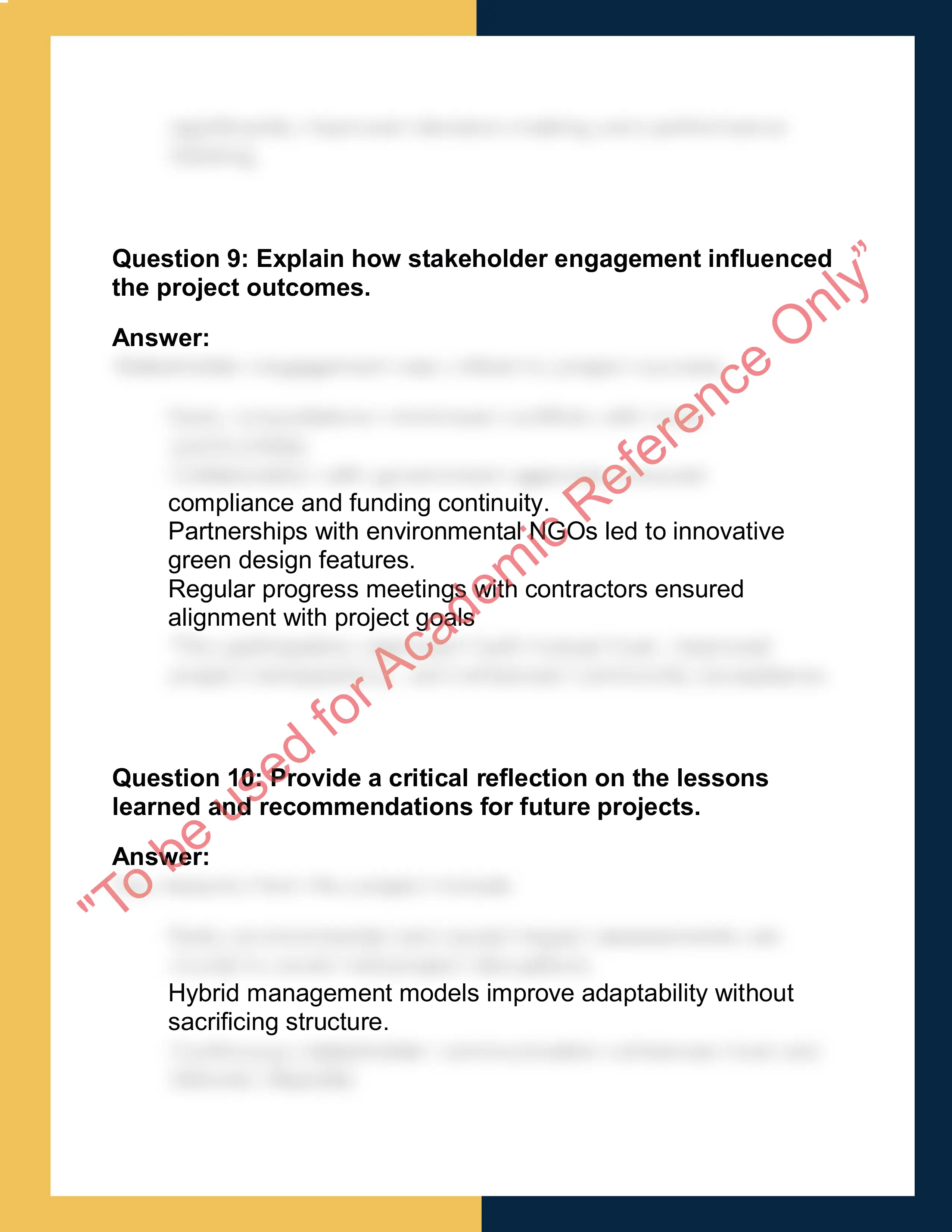 ENGR201 – Civil Engineering Project  Report 5