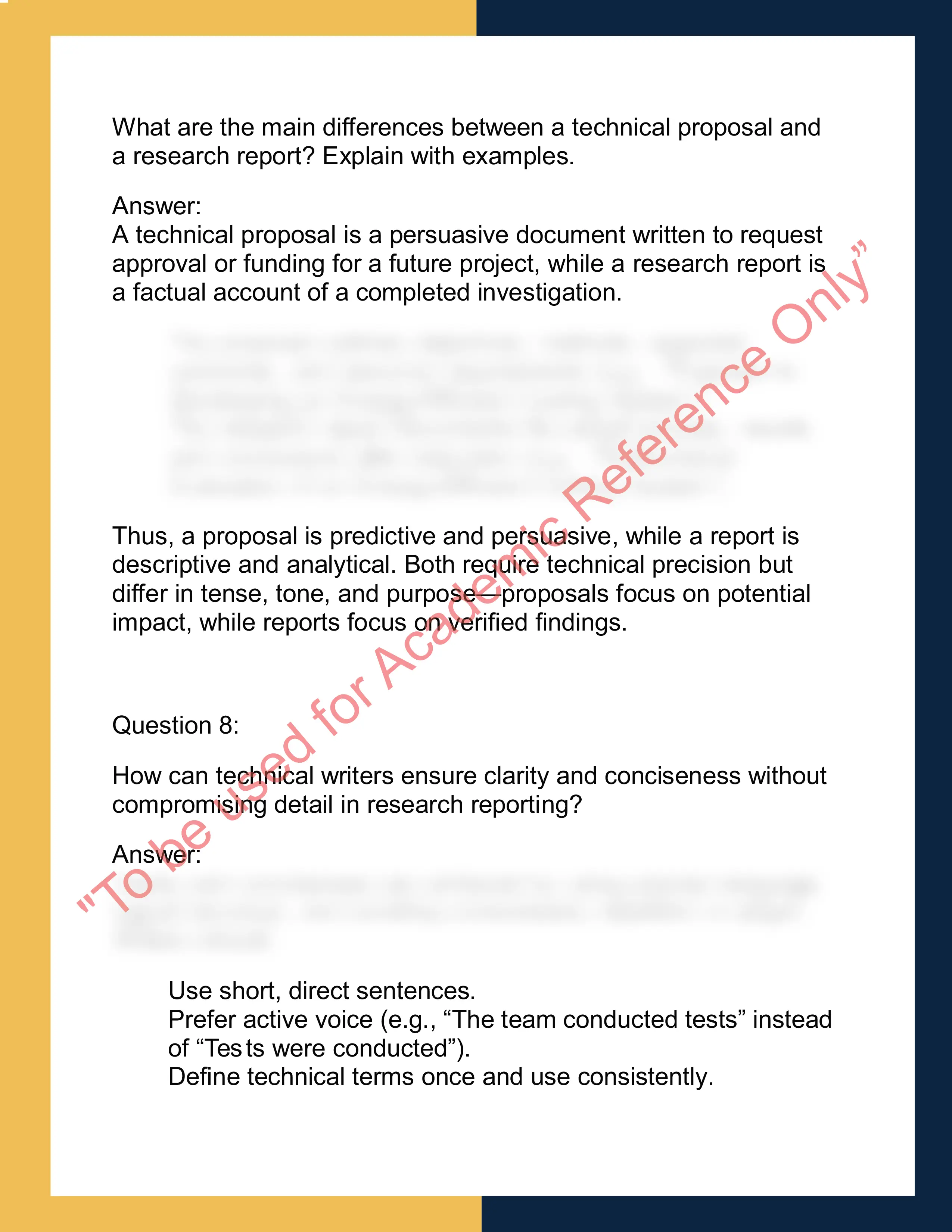 ENGR601 Technical Writing and  Research Reporting 5