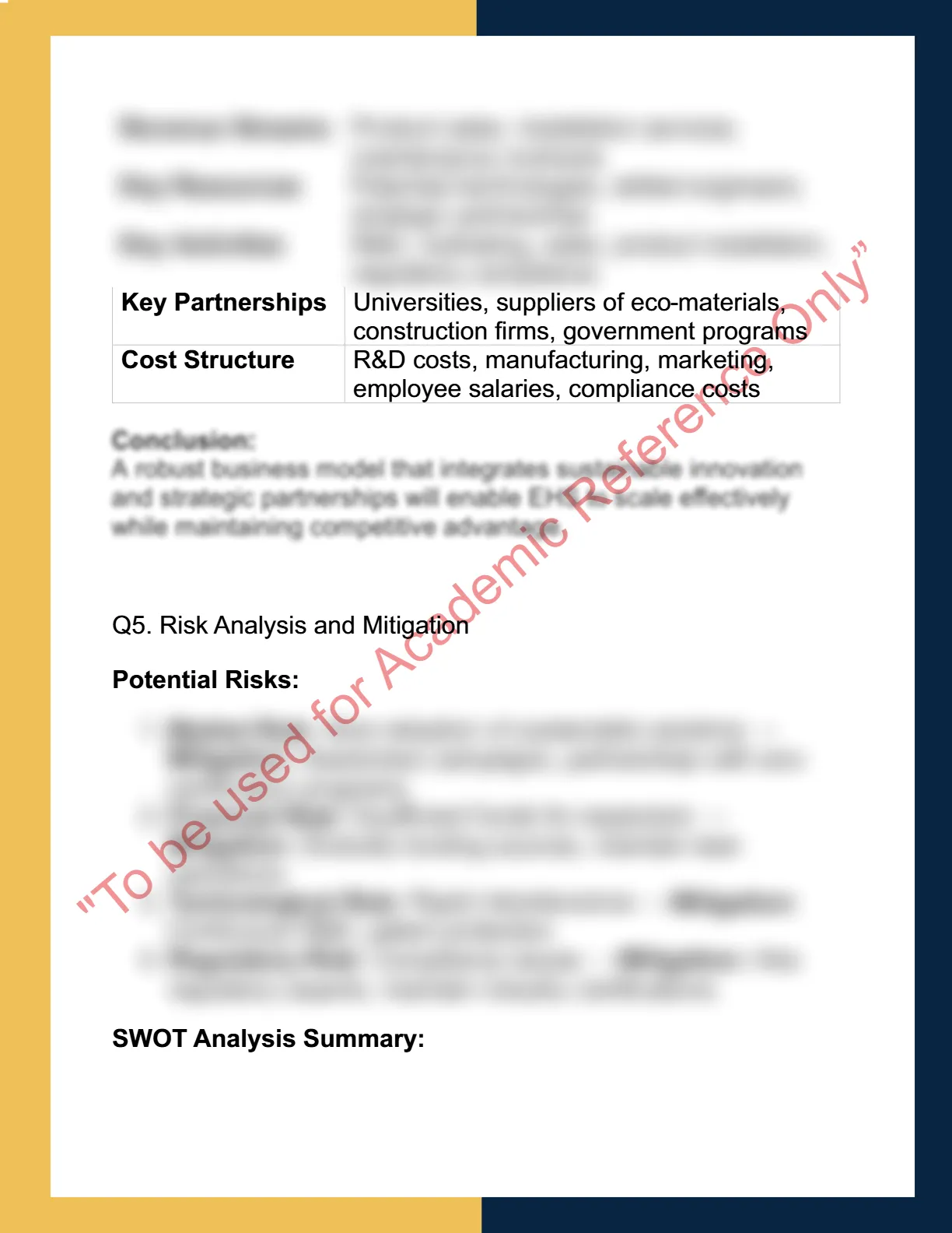 ENTR6001 – Entrepreneurship  & Innovation Management 5
