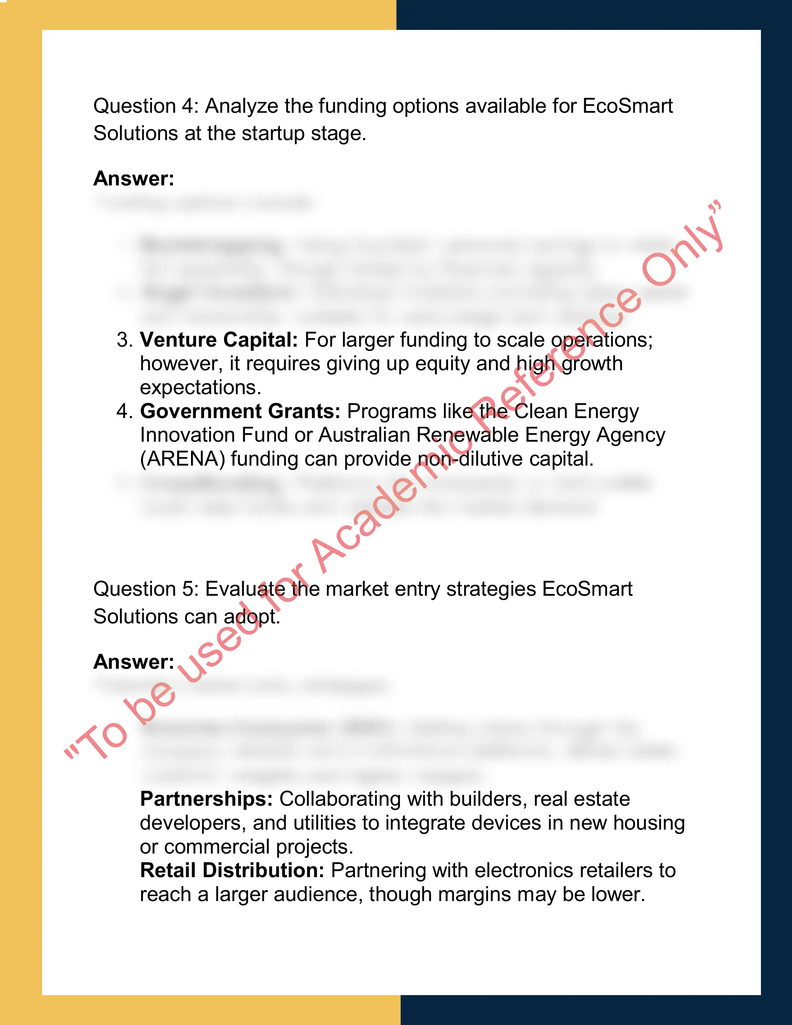 ENTR6002 –  Entrepreneurship & Innovation 3