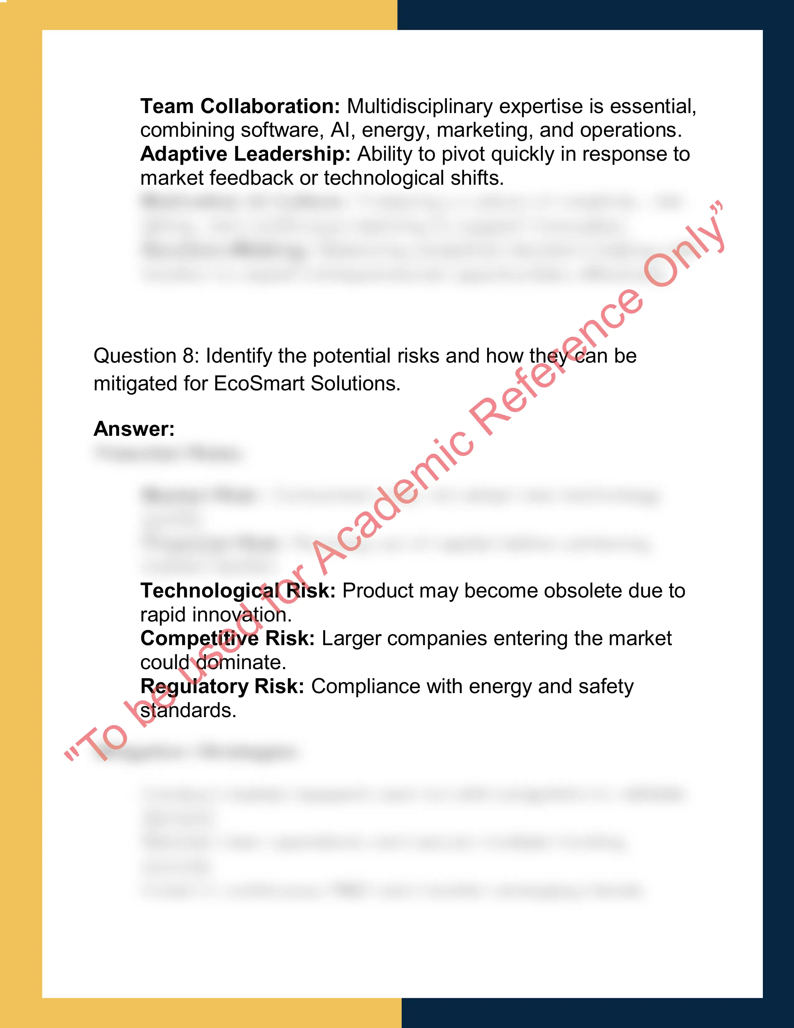 ENTR6002 –  Entrepreneurship & Innovation 5