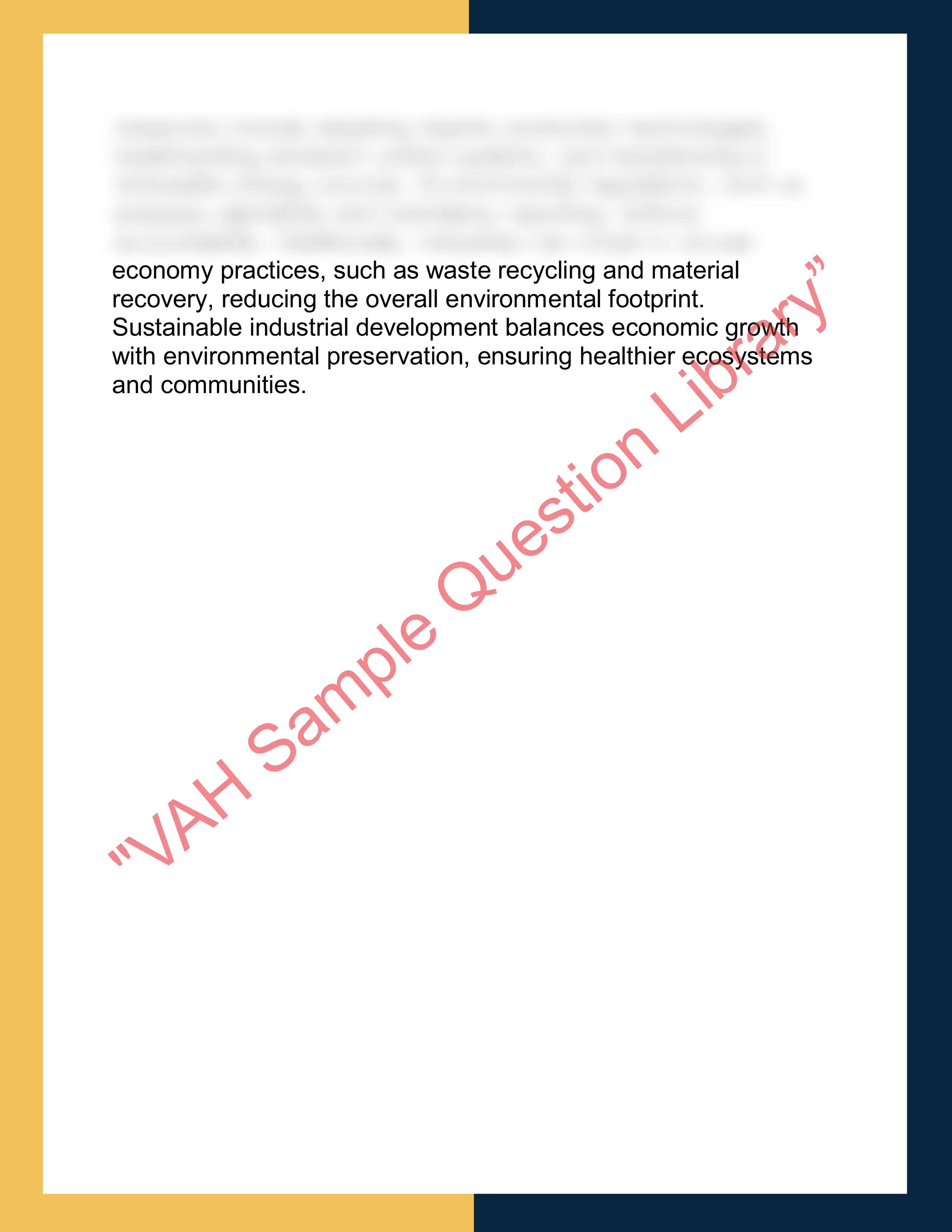 ENV201 – Environmental Studies  Report 6