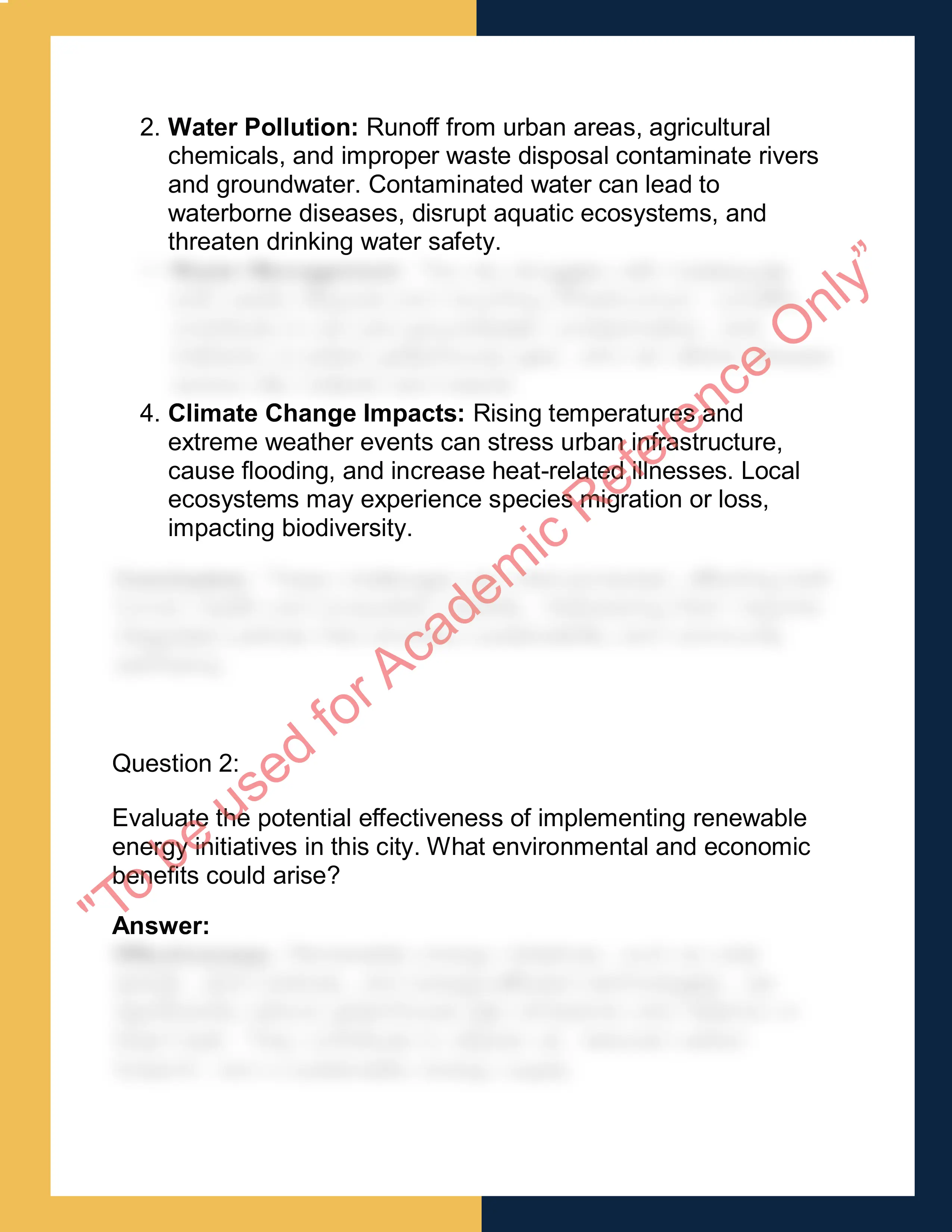 ENV202 – Environmental  Studies 1