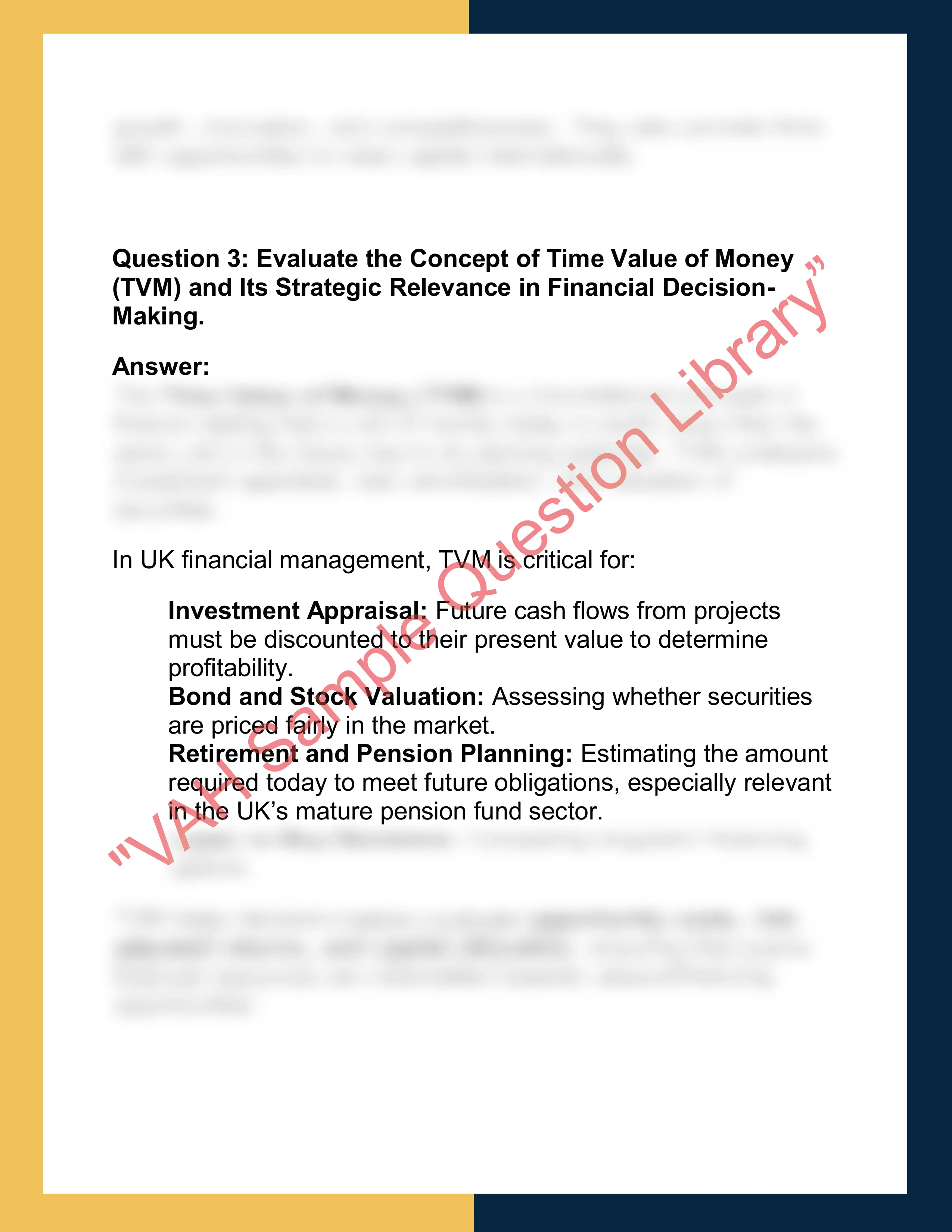 FIN101 – Principles of Finance  Report 2