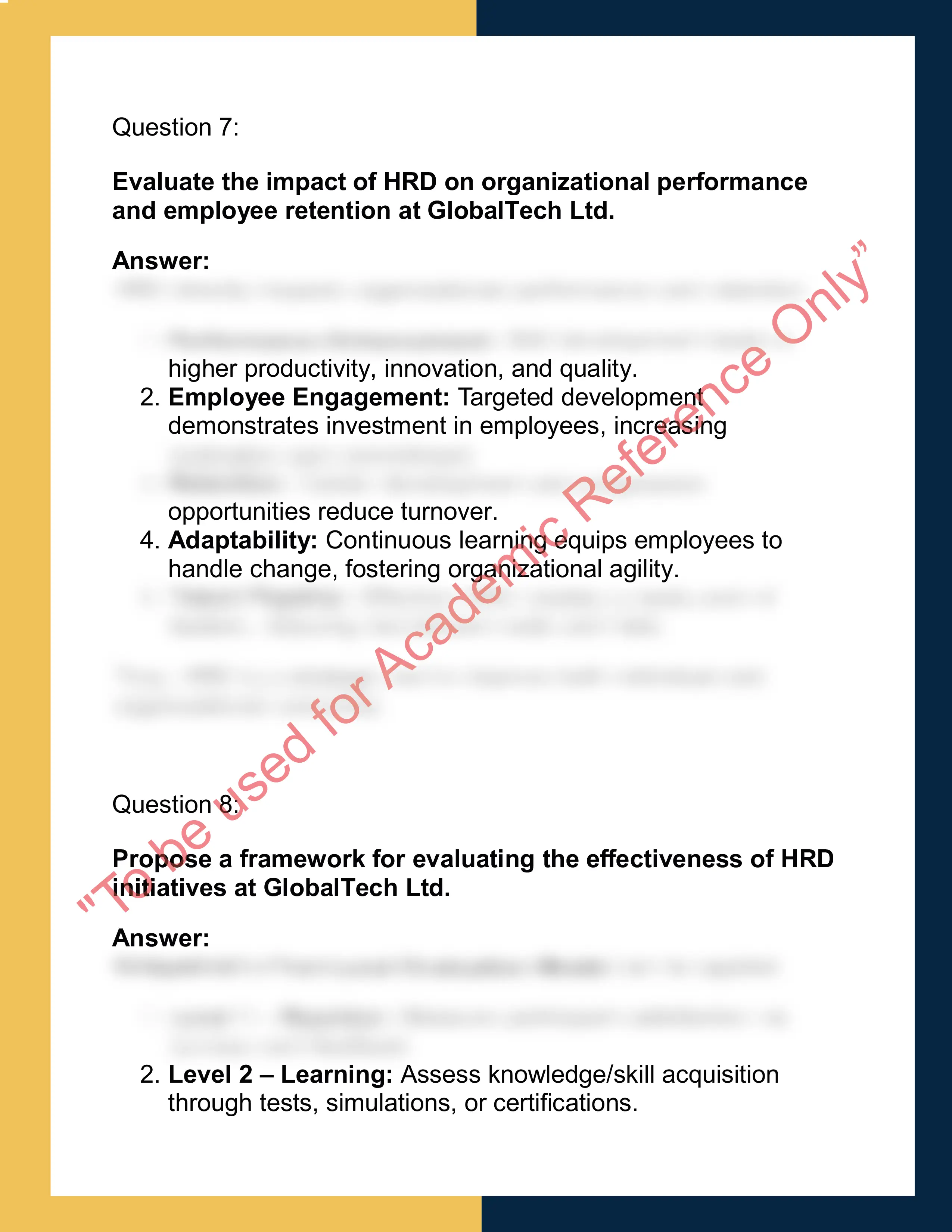 HRD502 – Human Resource  Development 5
