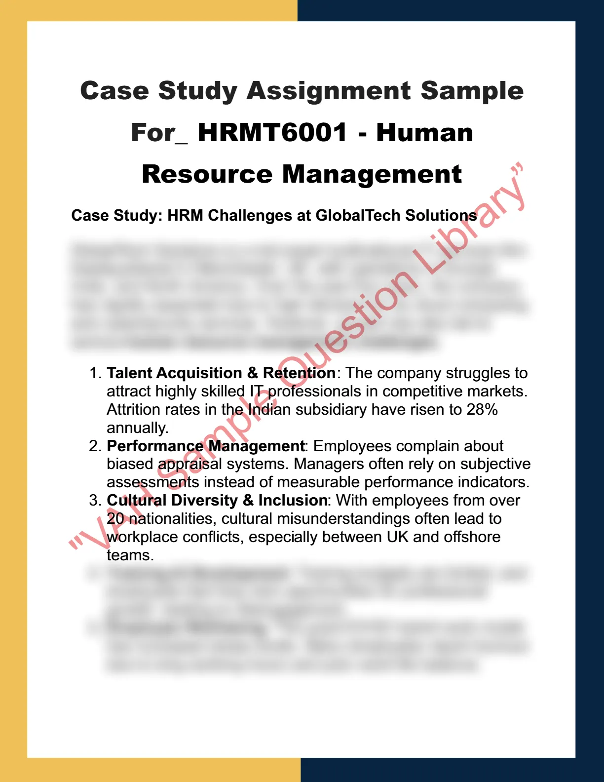 HRMT6001 - Human Resource Management 0