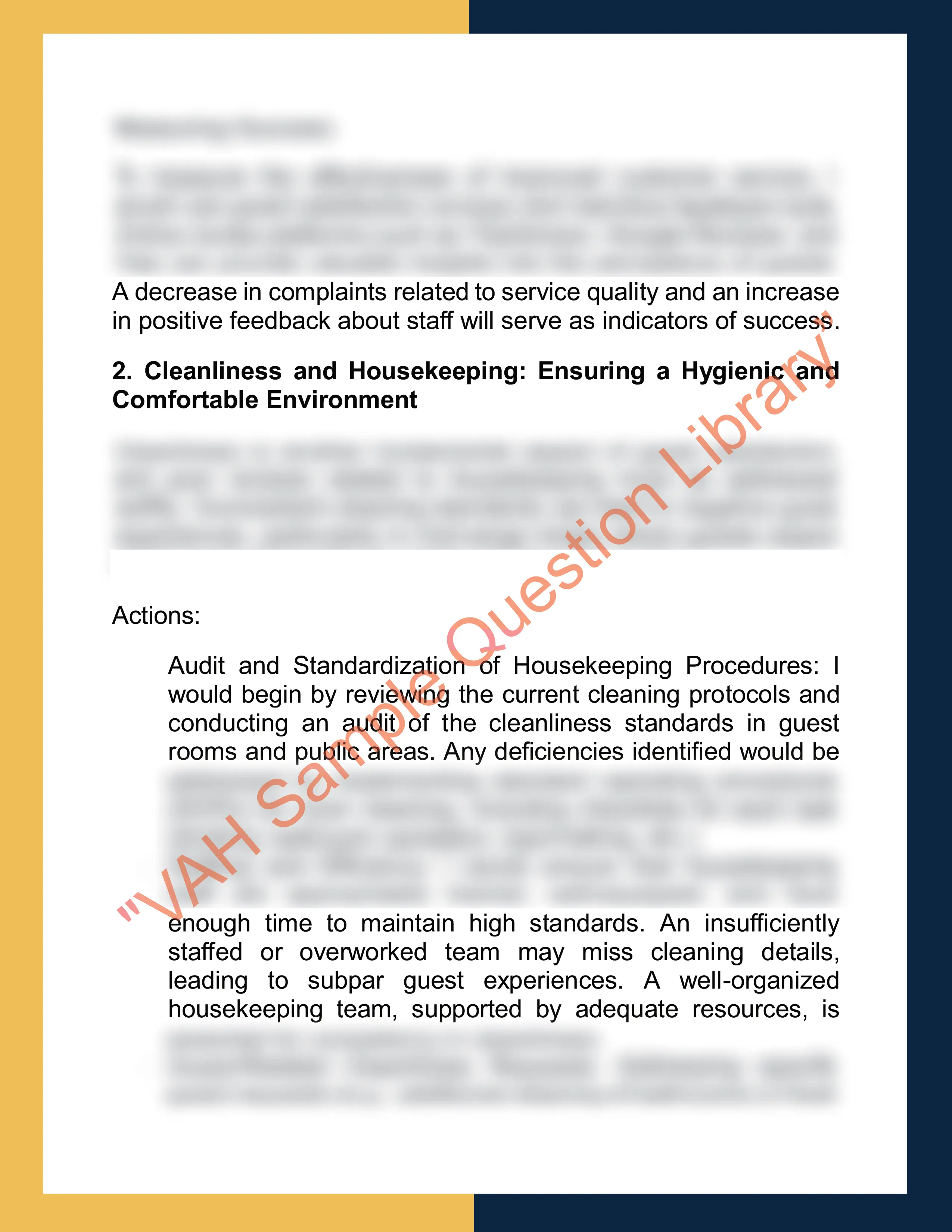 Assignment sample solution of HTL1001-Introduction to Hospitality Management 2