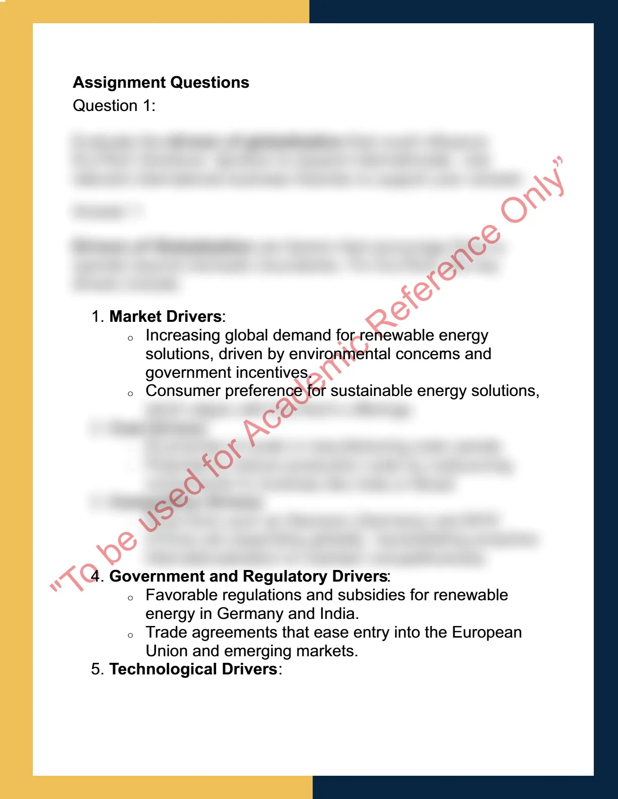 IBUS6002 – International Business & Global Strategy 1