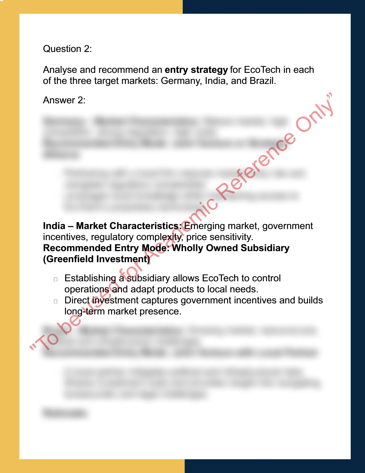 IBUS6002 – International Business & Global Strategy 3